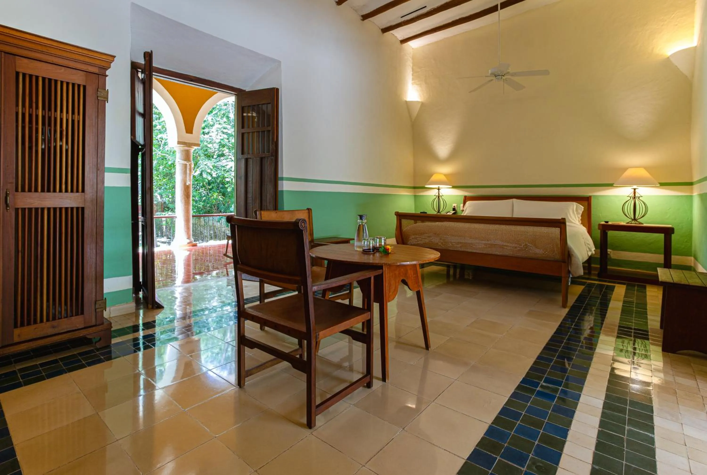 Bed in Hacienda San Jose Cholul