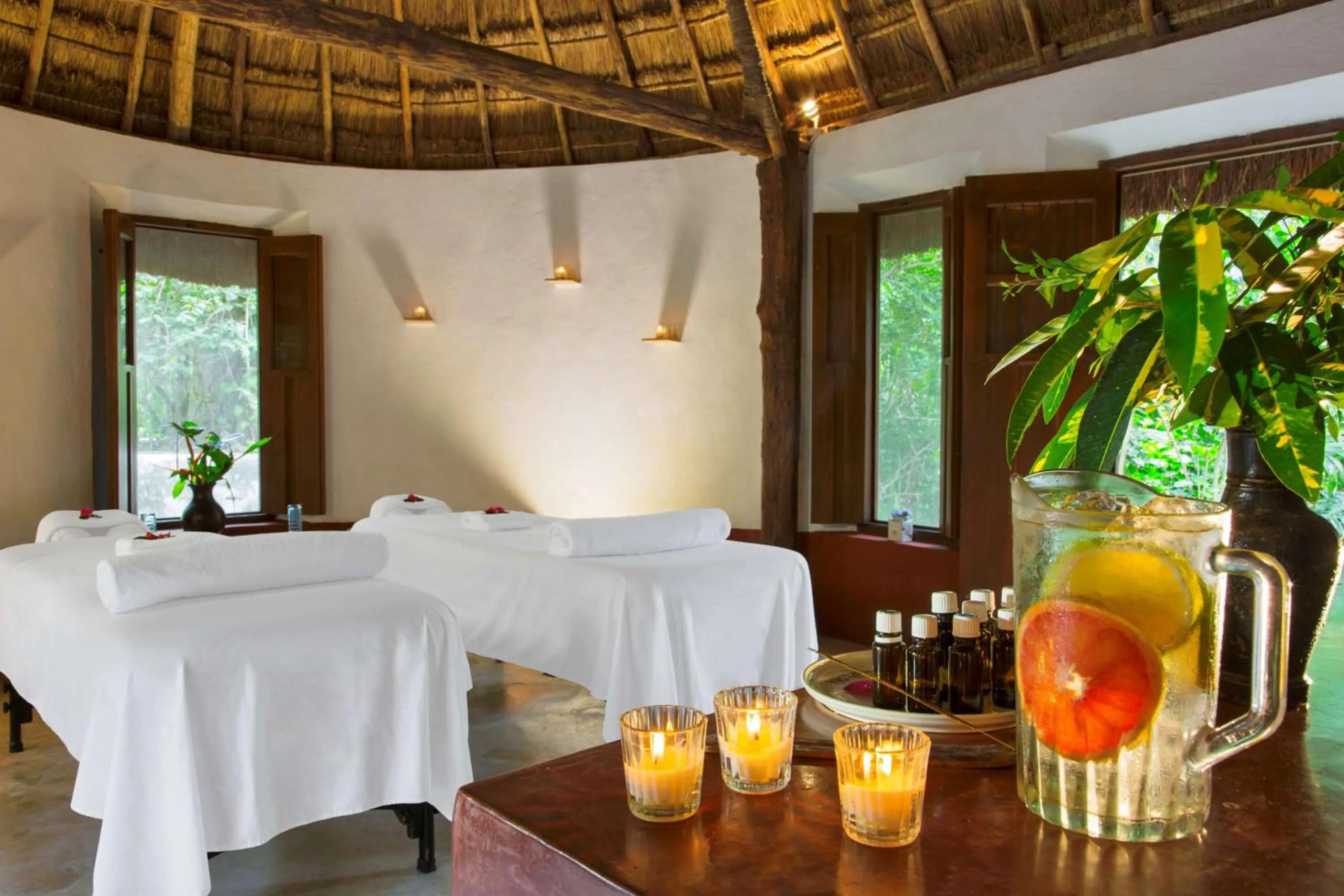 Shower in Hacienda San Jose Cholul