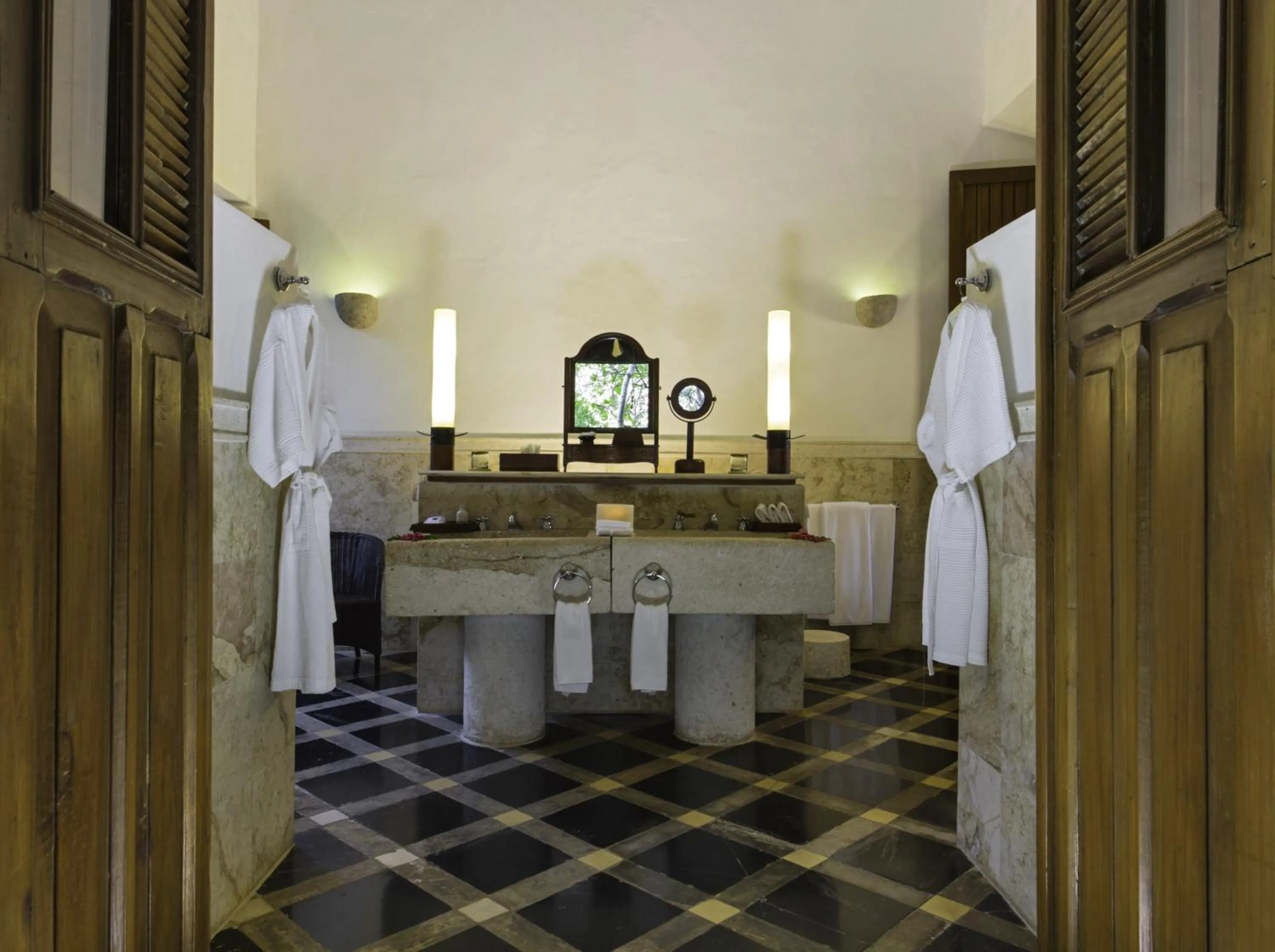 Bathroom in Hacienda Temozon Sur