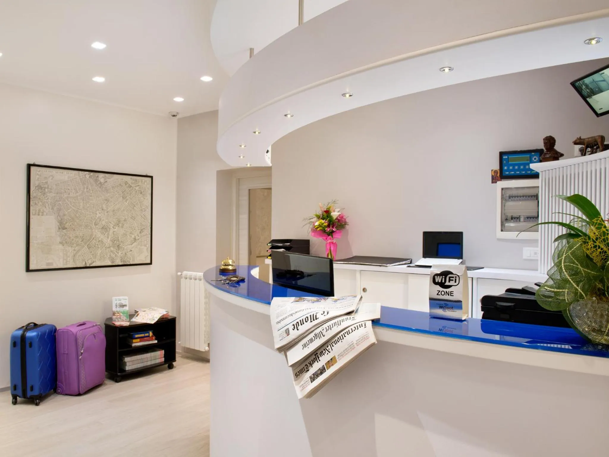 Lobby or reception in Albergo Marechiaro