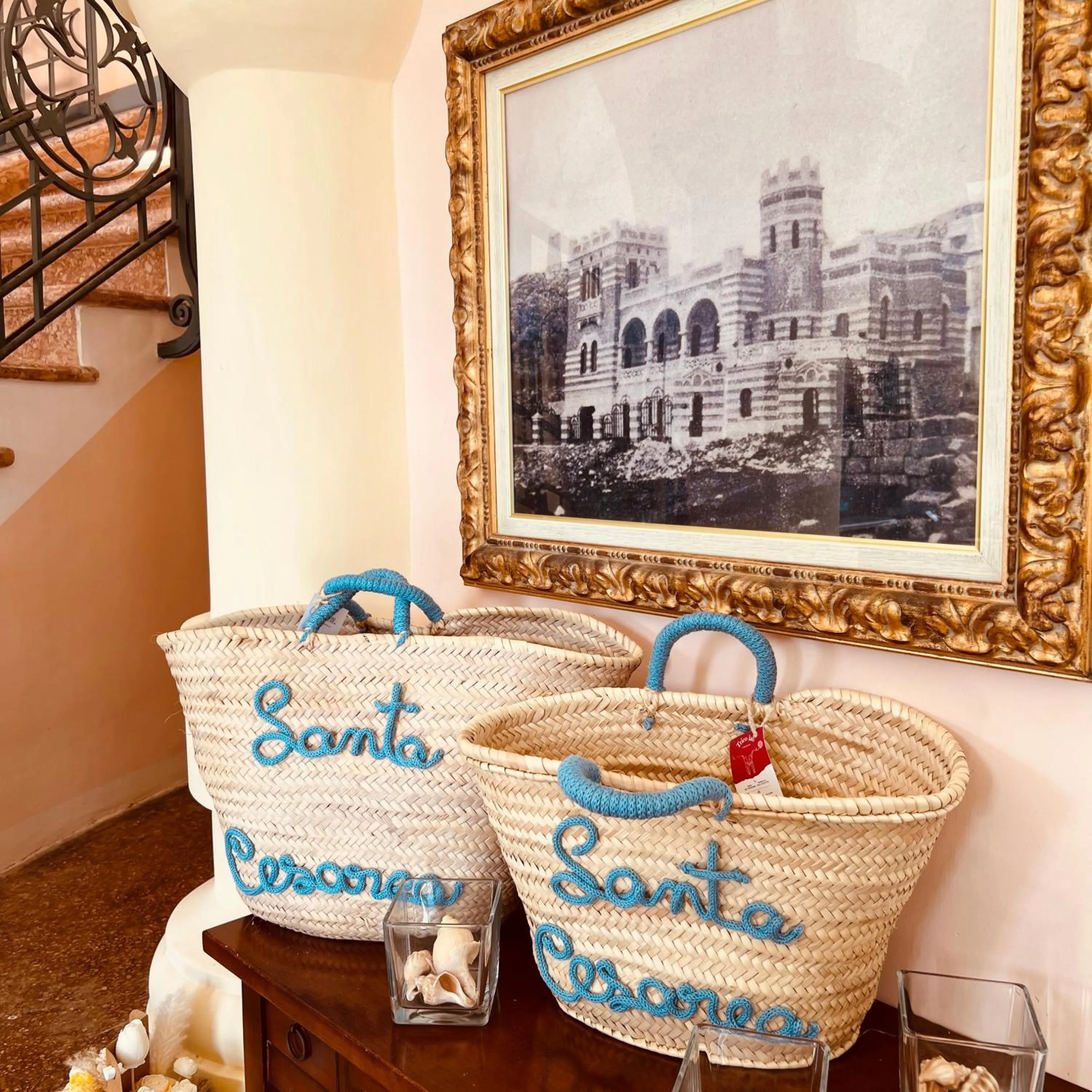 Decorative detail in Villa Raffaella