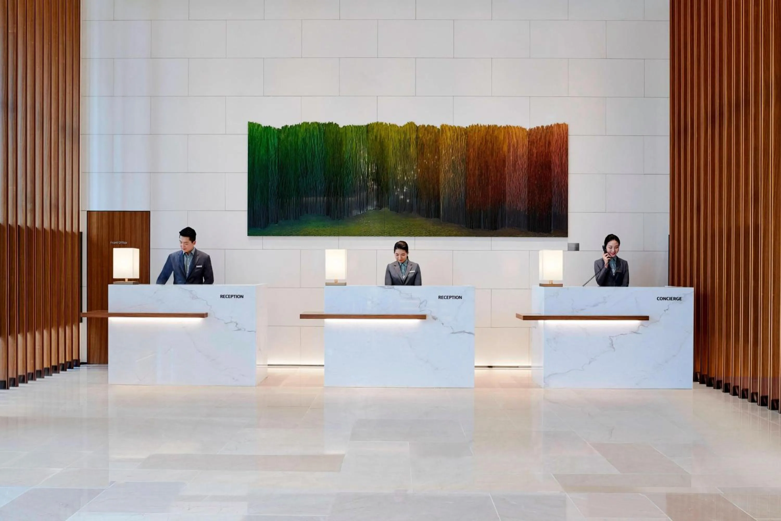 Lobby or reception in Courtyard by Marriott Seoul Botanic Park