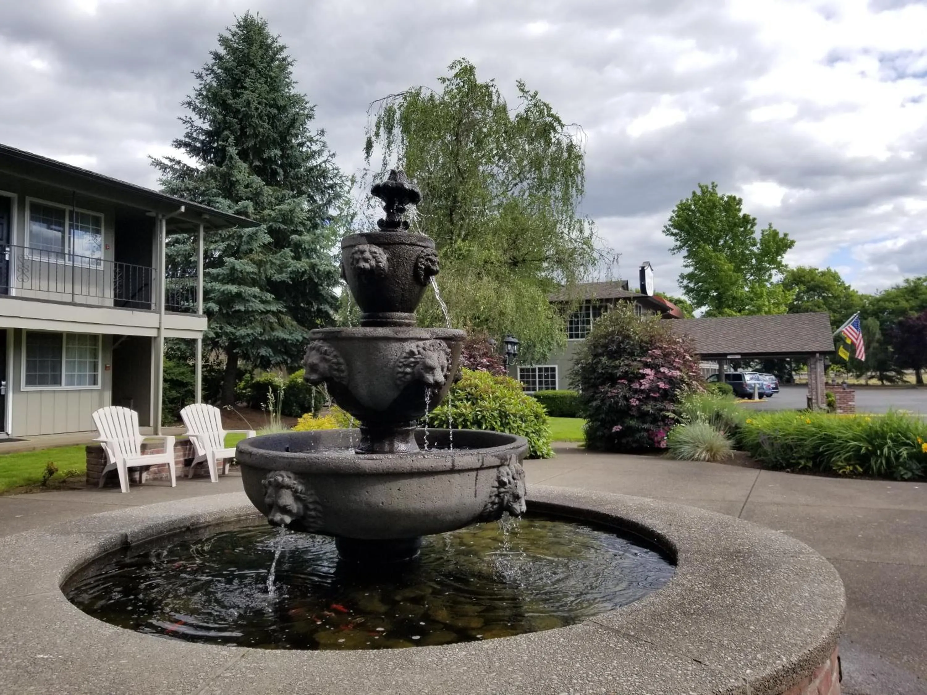 Patio in Village Inn