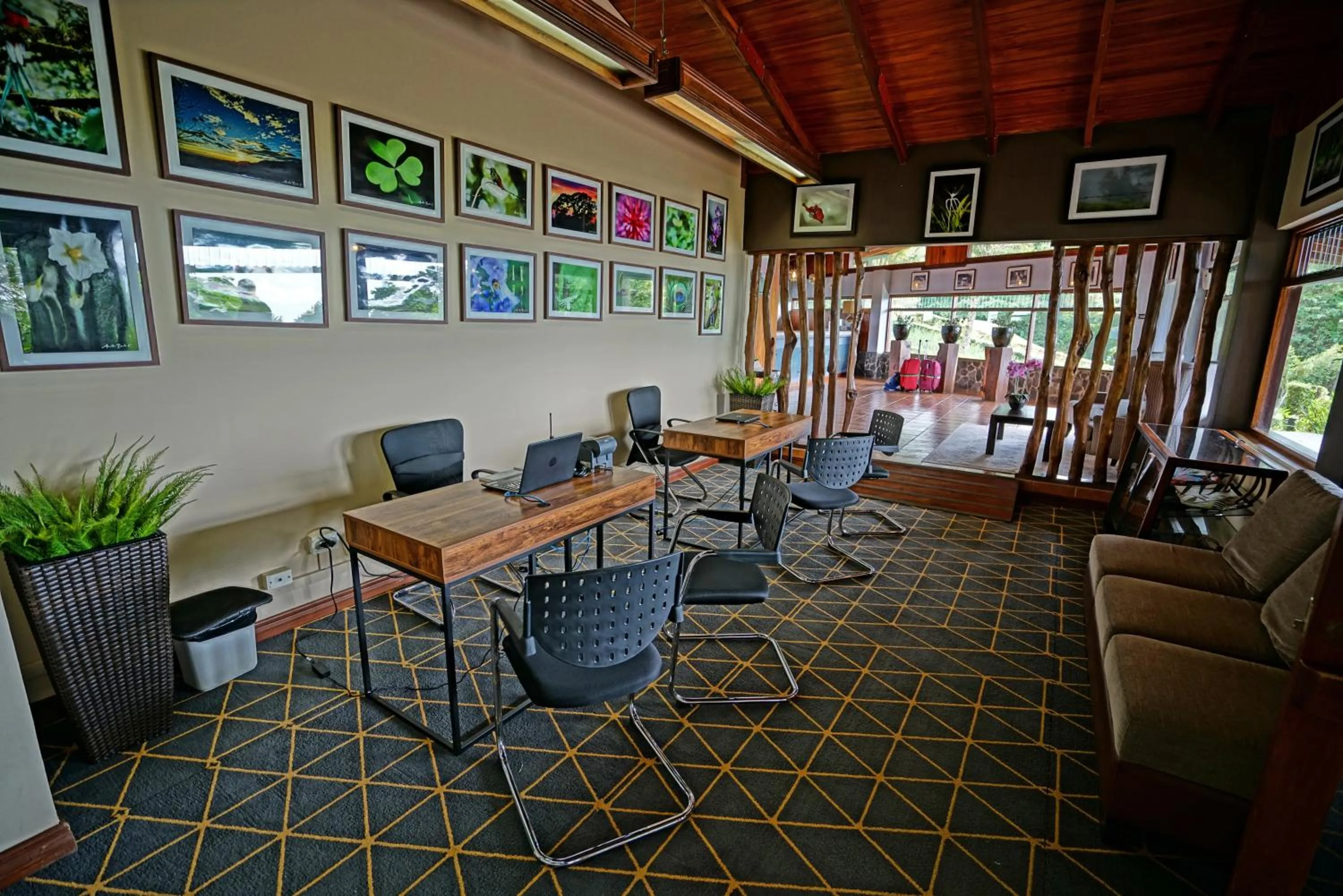 Lobby or reception in El Establo Mountain Hotel
