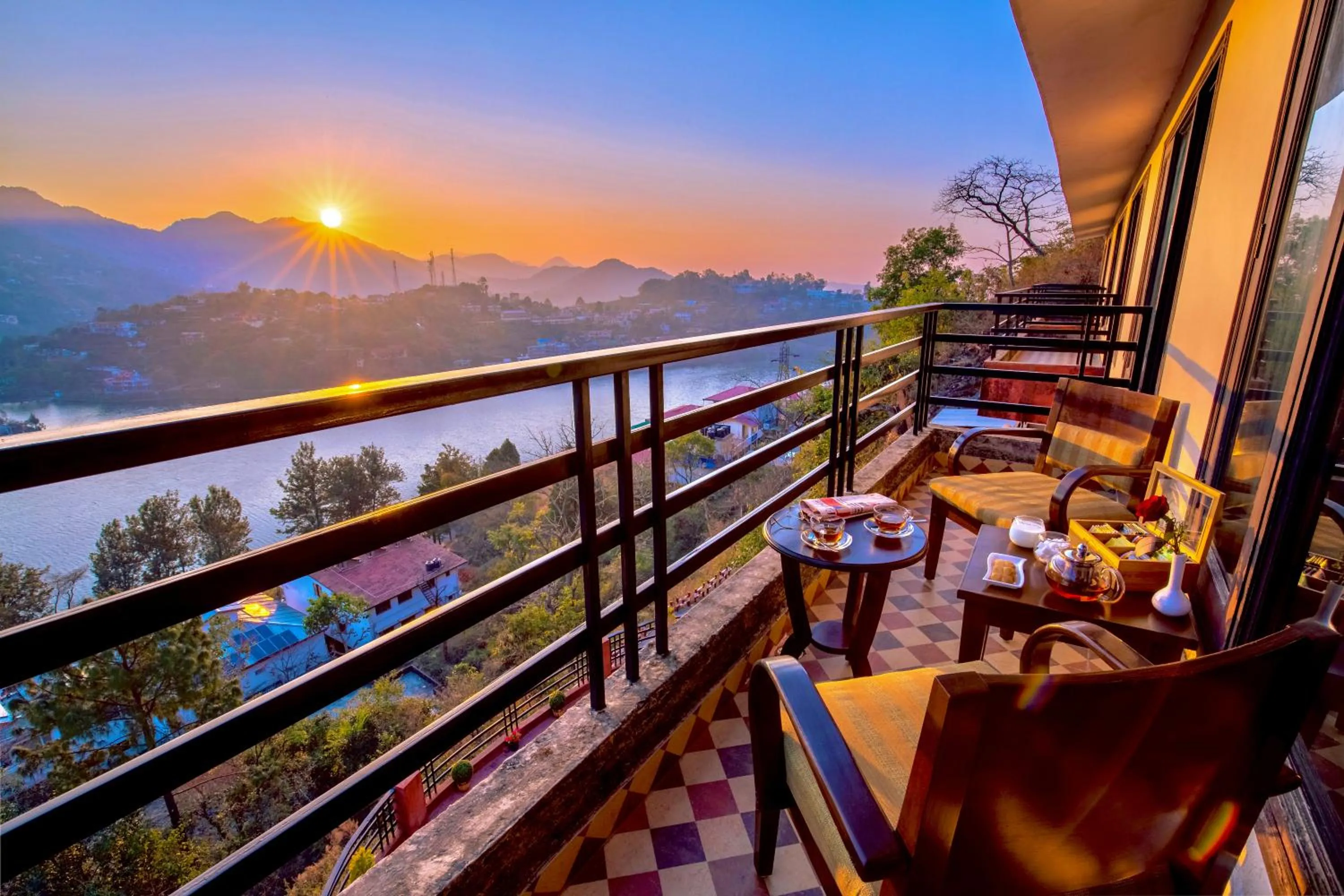 Patio in Rosewood Retreat Bhimtal
