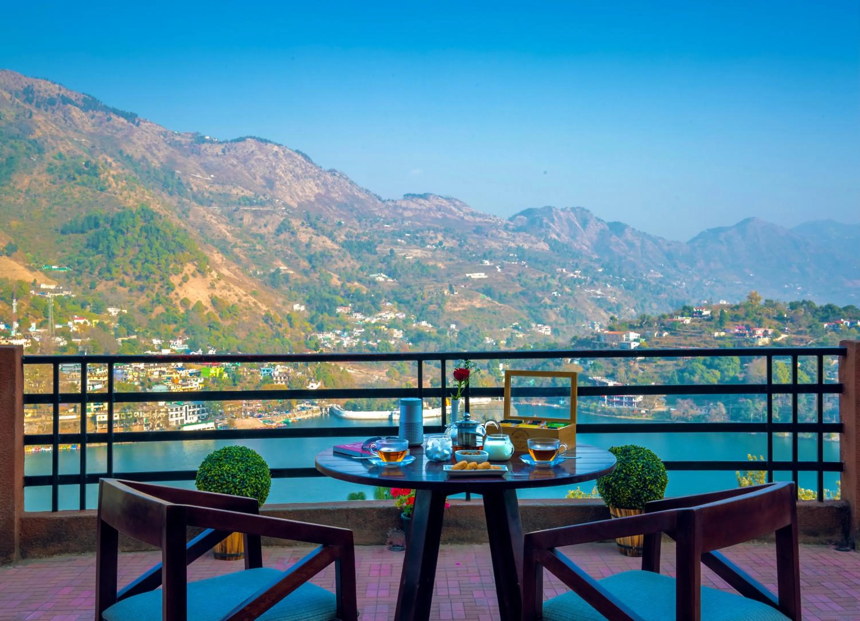 Patio in Rosewood Retreat Bhimtal
