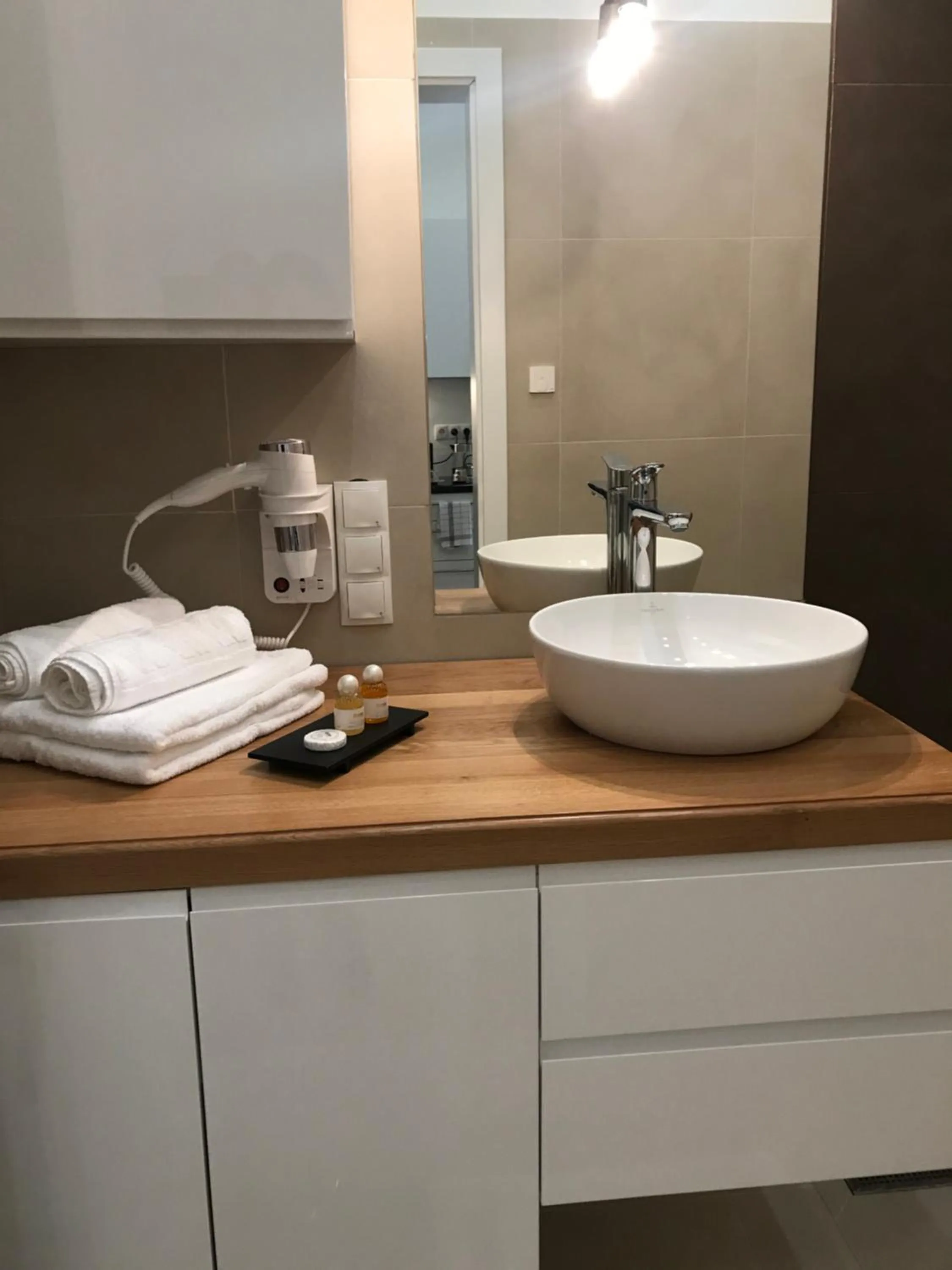 Bathroom in Steiner Residences Vienna Taborstrasse