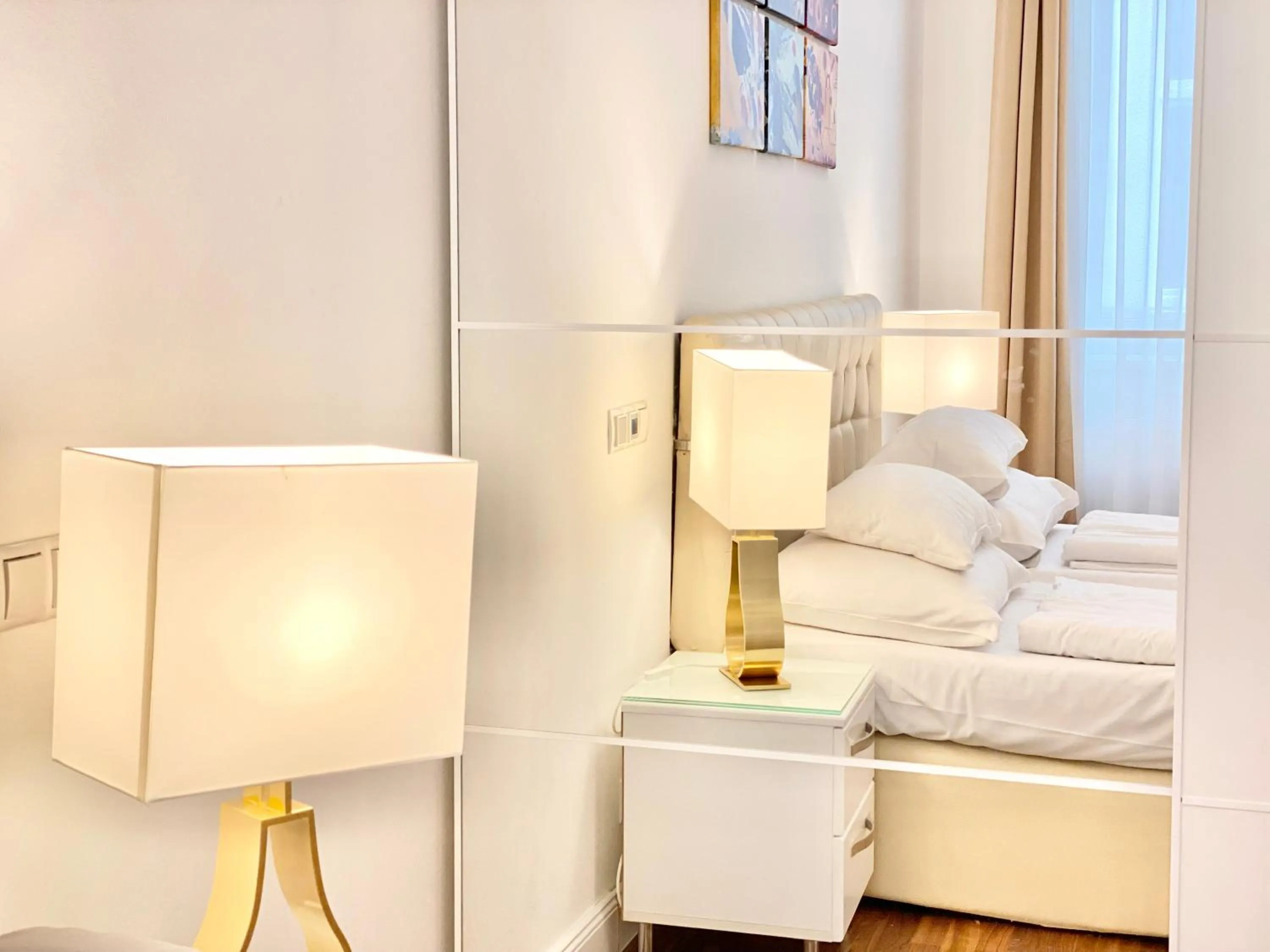 Bedroom, Bed in Steiner Residences Vienna Taborstrasse