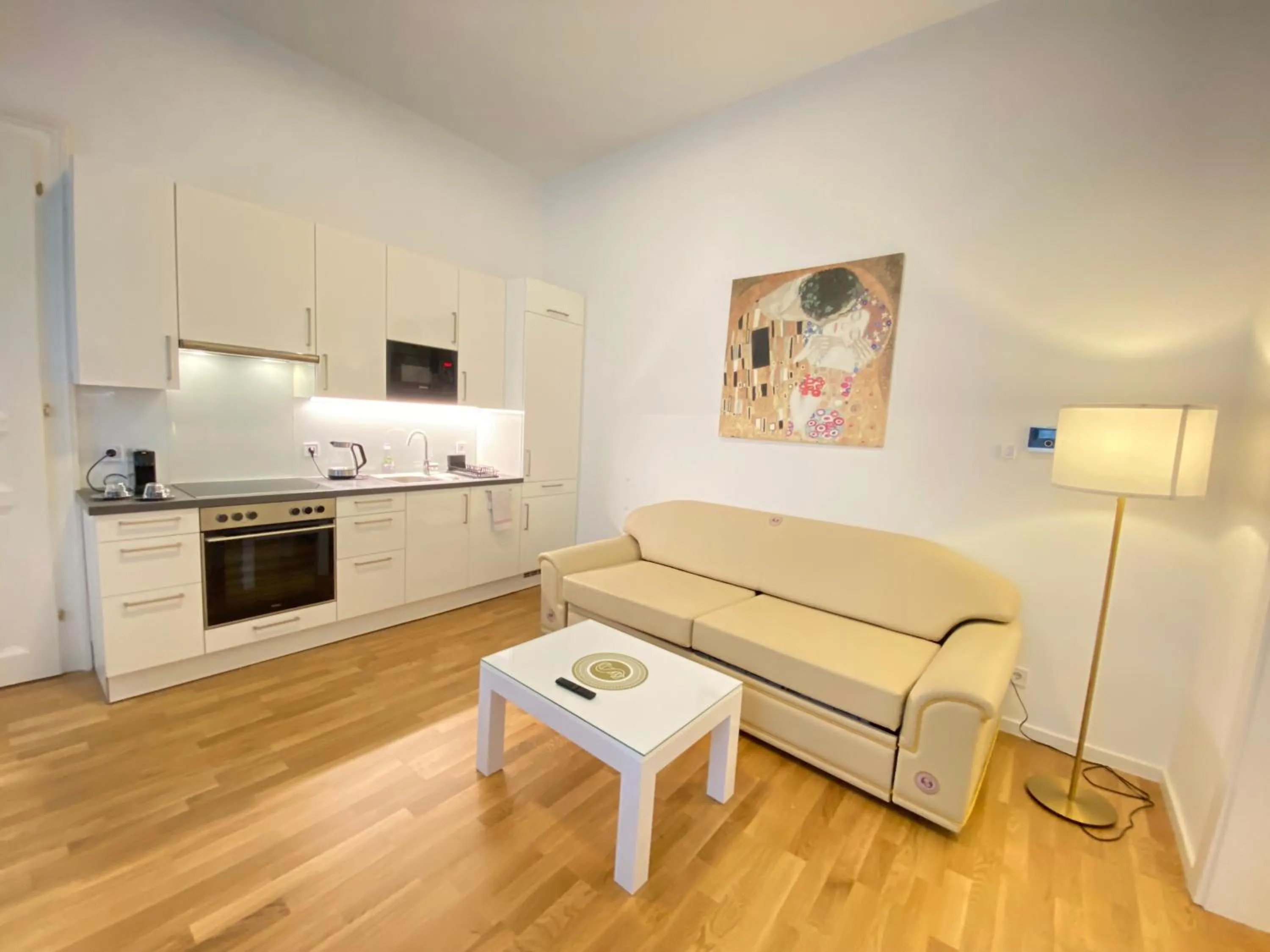 Seating area in Steiner Residences Vienna Taborstrasse