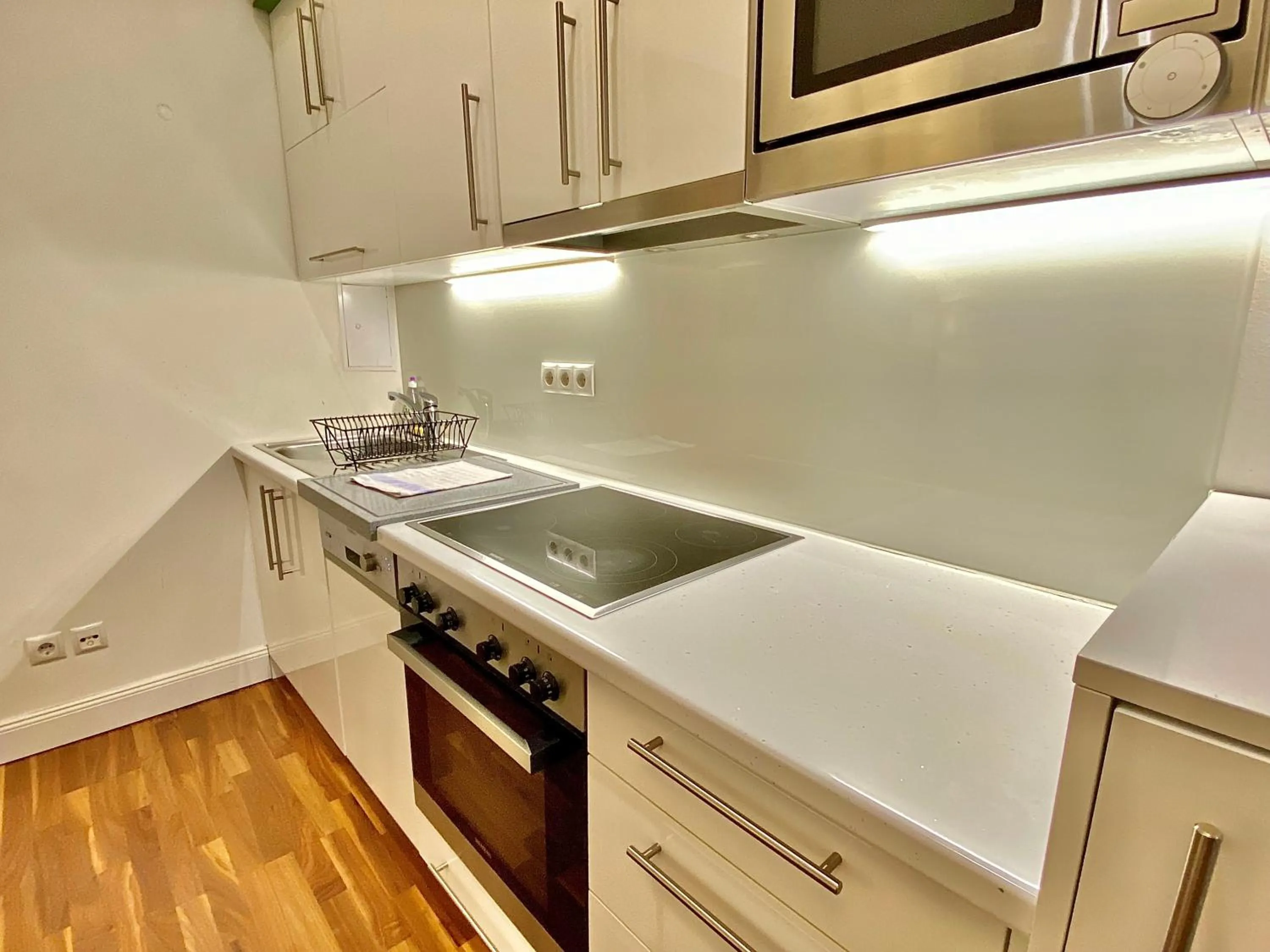 kitchen in Steiner Residences Vienna Taborstrasse