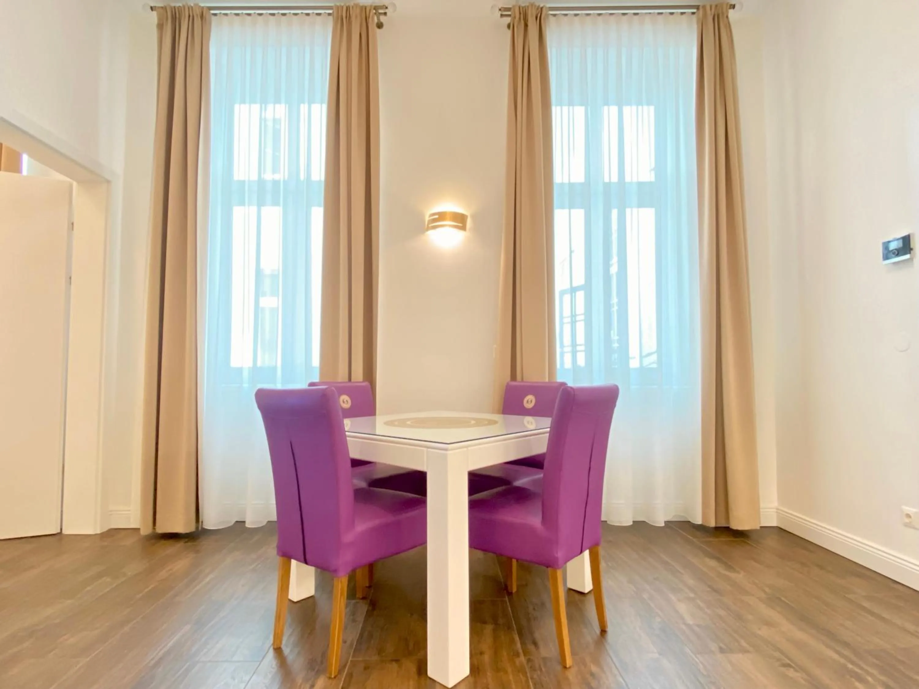 Dining area in Steiner Residences Vienna Taborstrasse