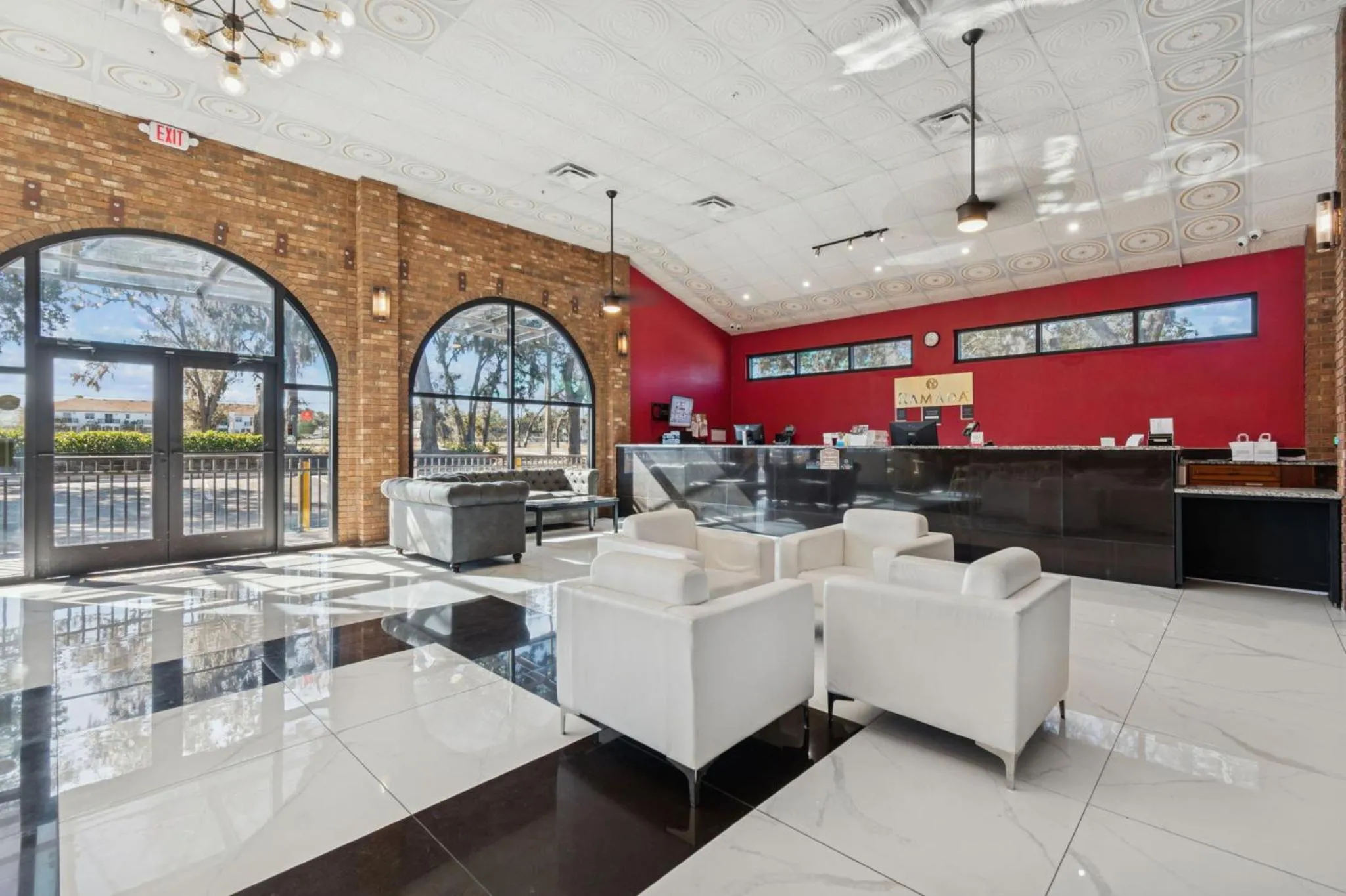 Lobby or reception in Ramada by Wyndham Temple Terrace/Tampa North