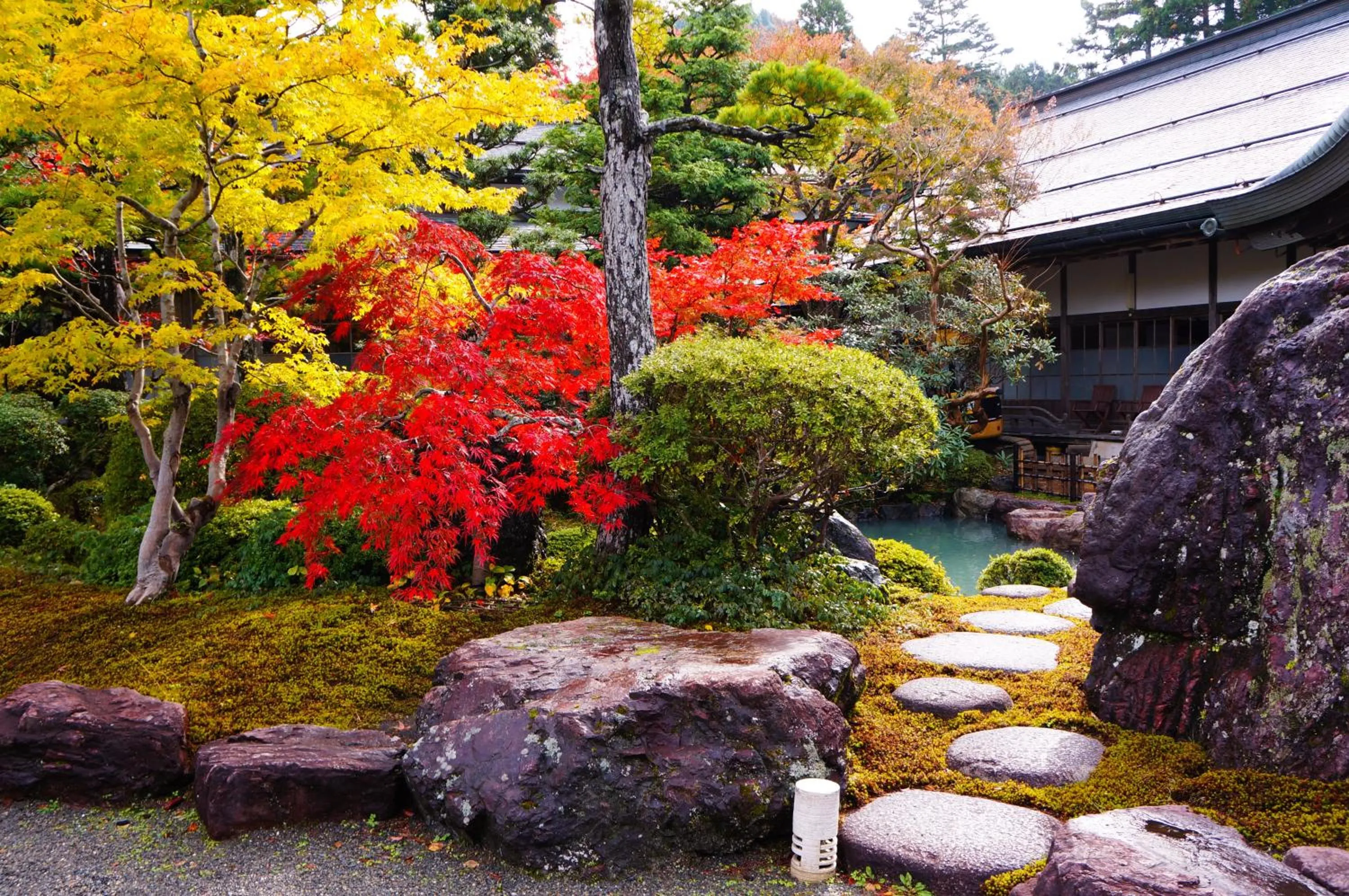 Garden in Koyasan Shukubo Ekoin