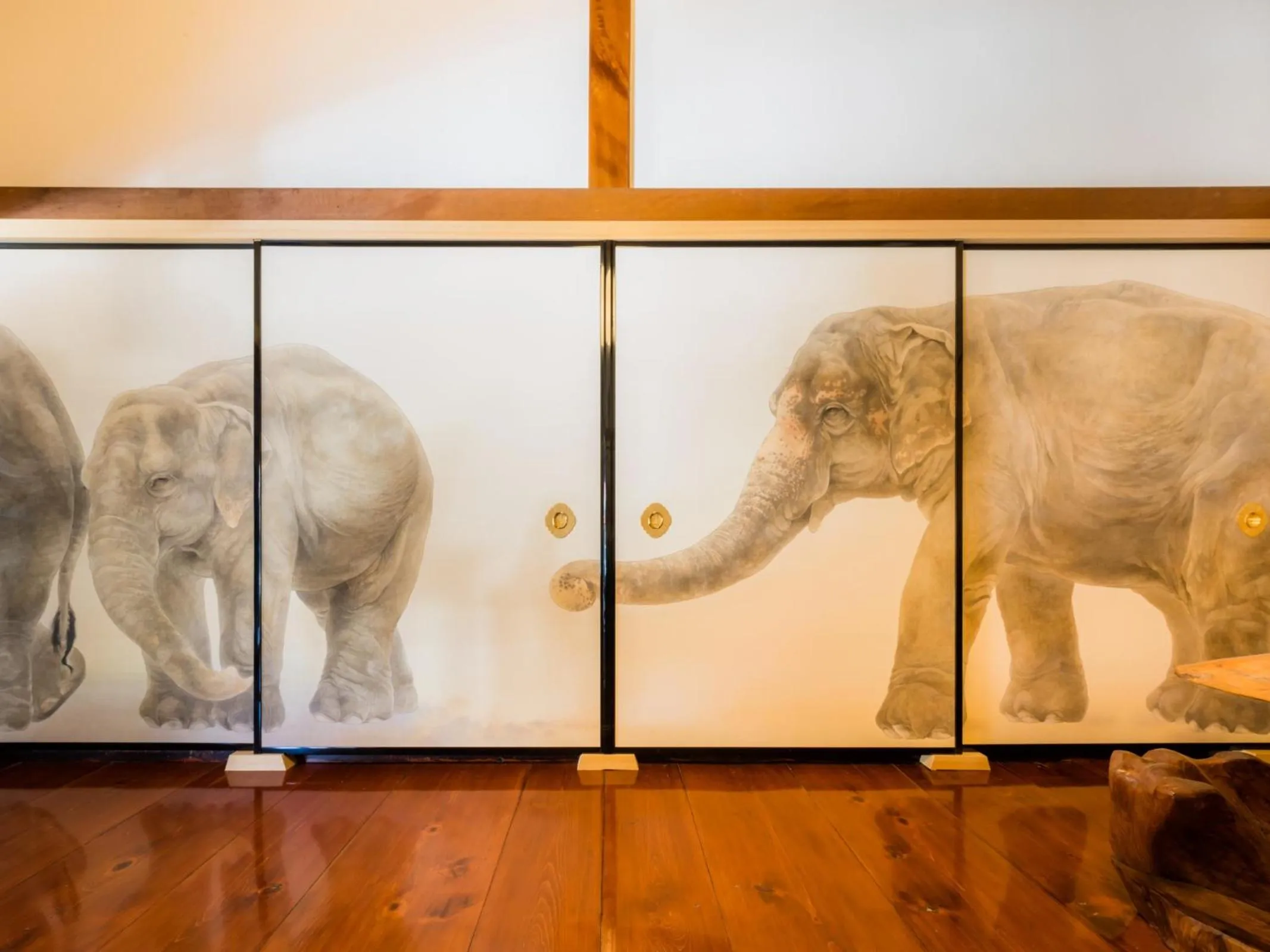 Decorative detail in Koyasan Shukubo Ekoin