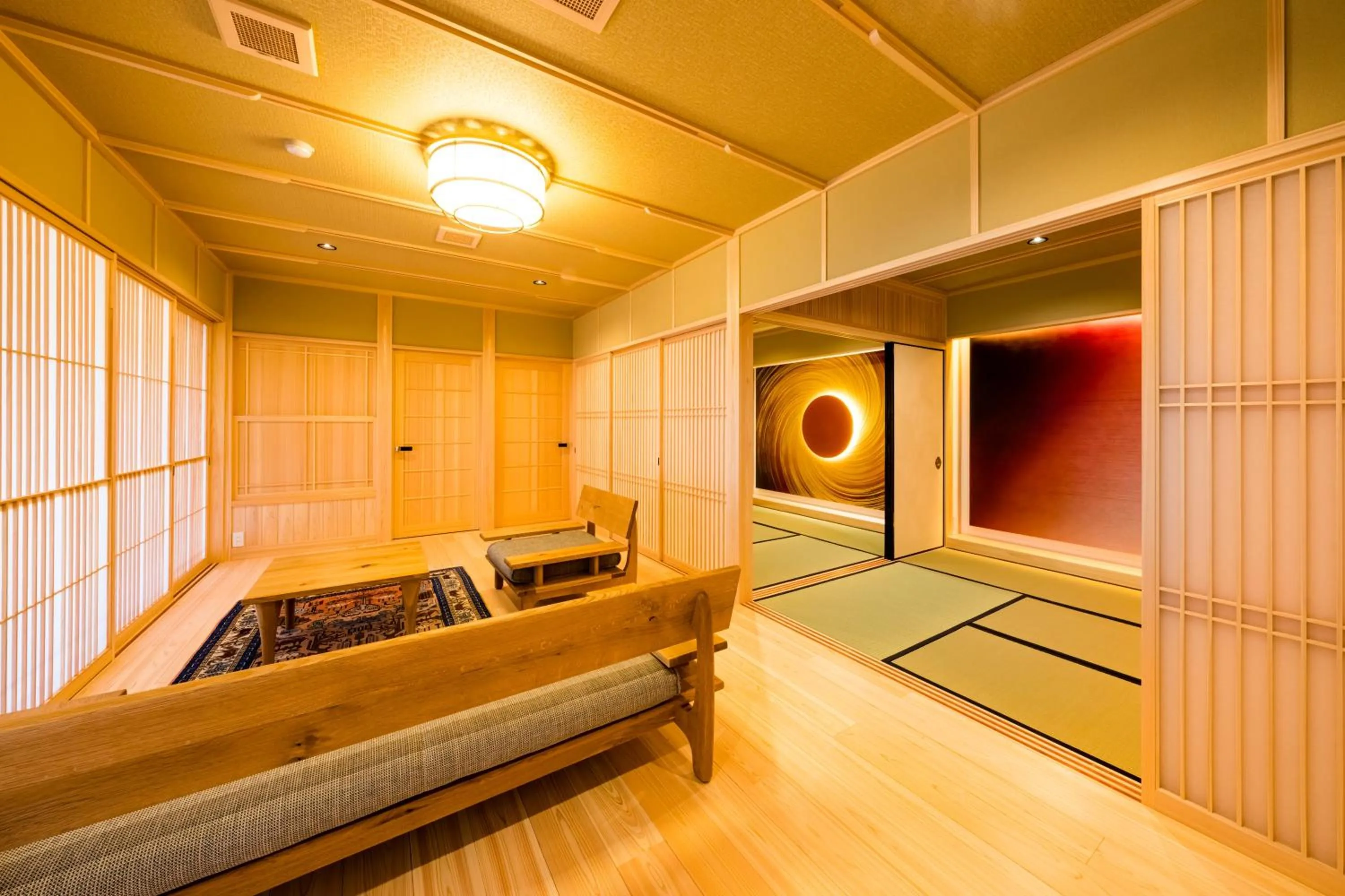 Photo of the whole room in Koyasan Shukubo Ekoin