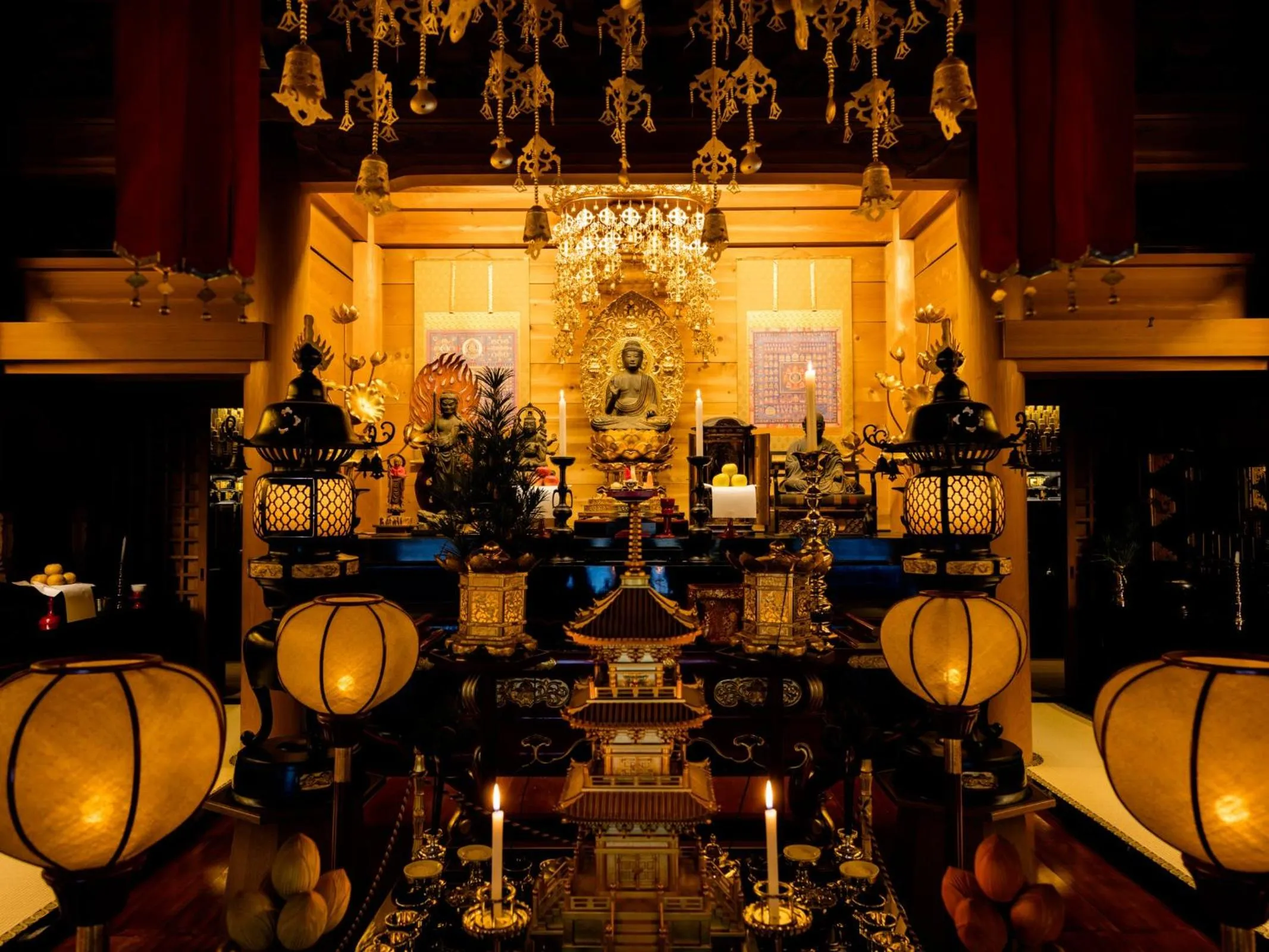 Area and facilities in Koyasan Shukubo Ekoin