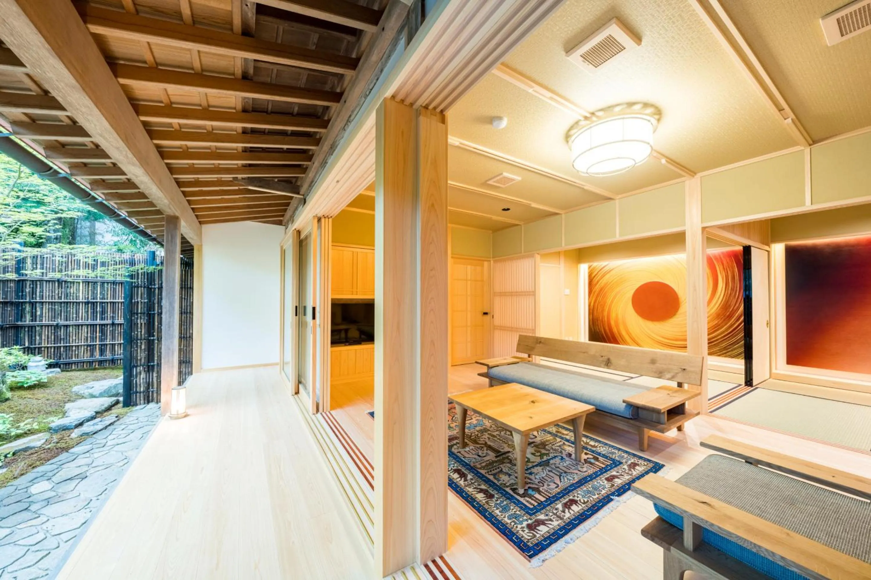 Photo of the whole room in Koyasan Shukubo Ekoin