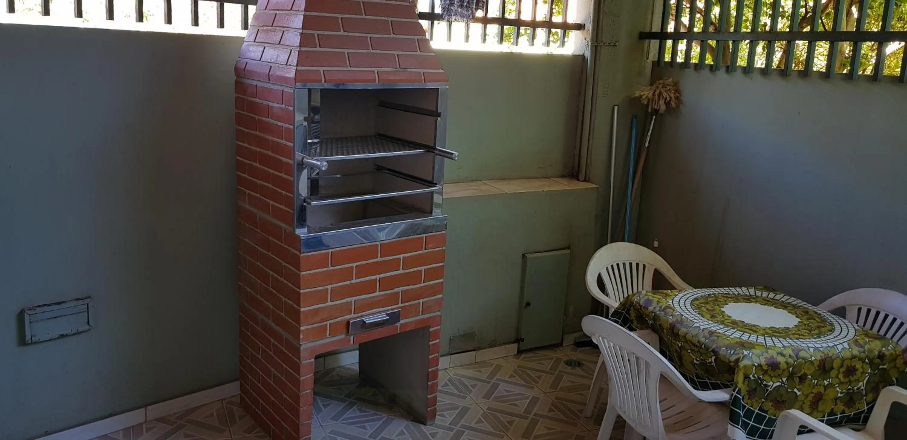 BBQ facilities in Casa da Cachoeira