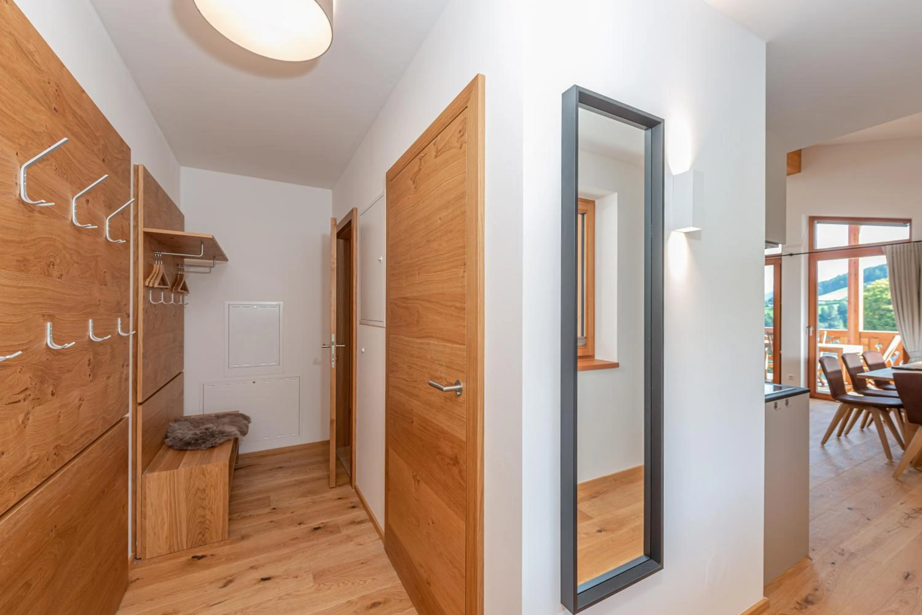 Living room in Skylodge Alpine Homes