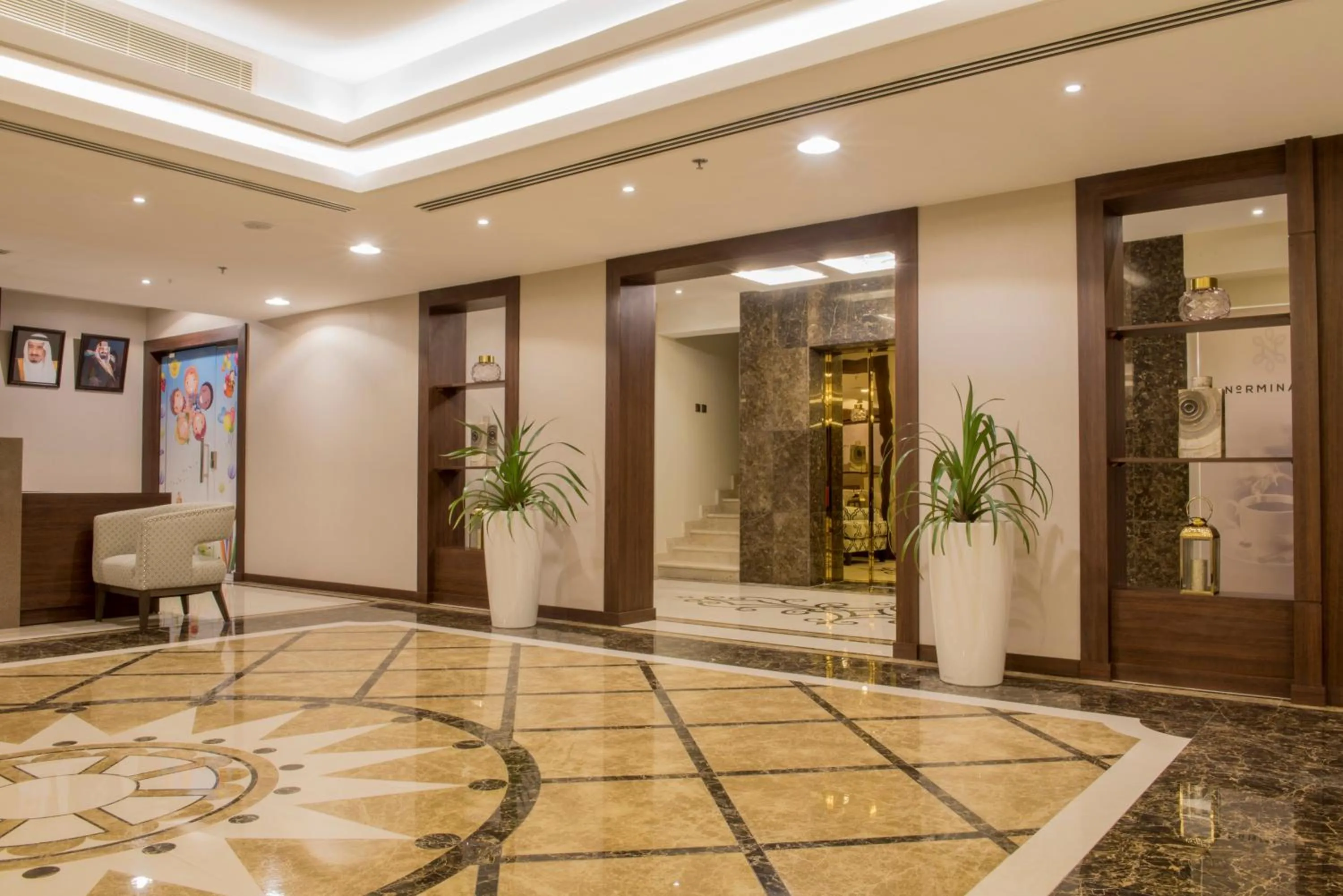 Facade/entrance in نورمينا الشرق للشقق المخدومة