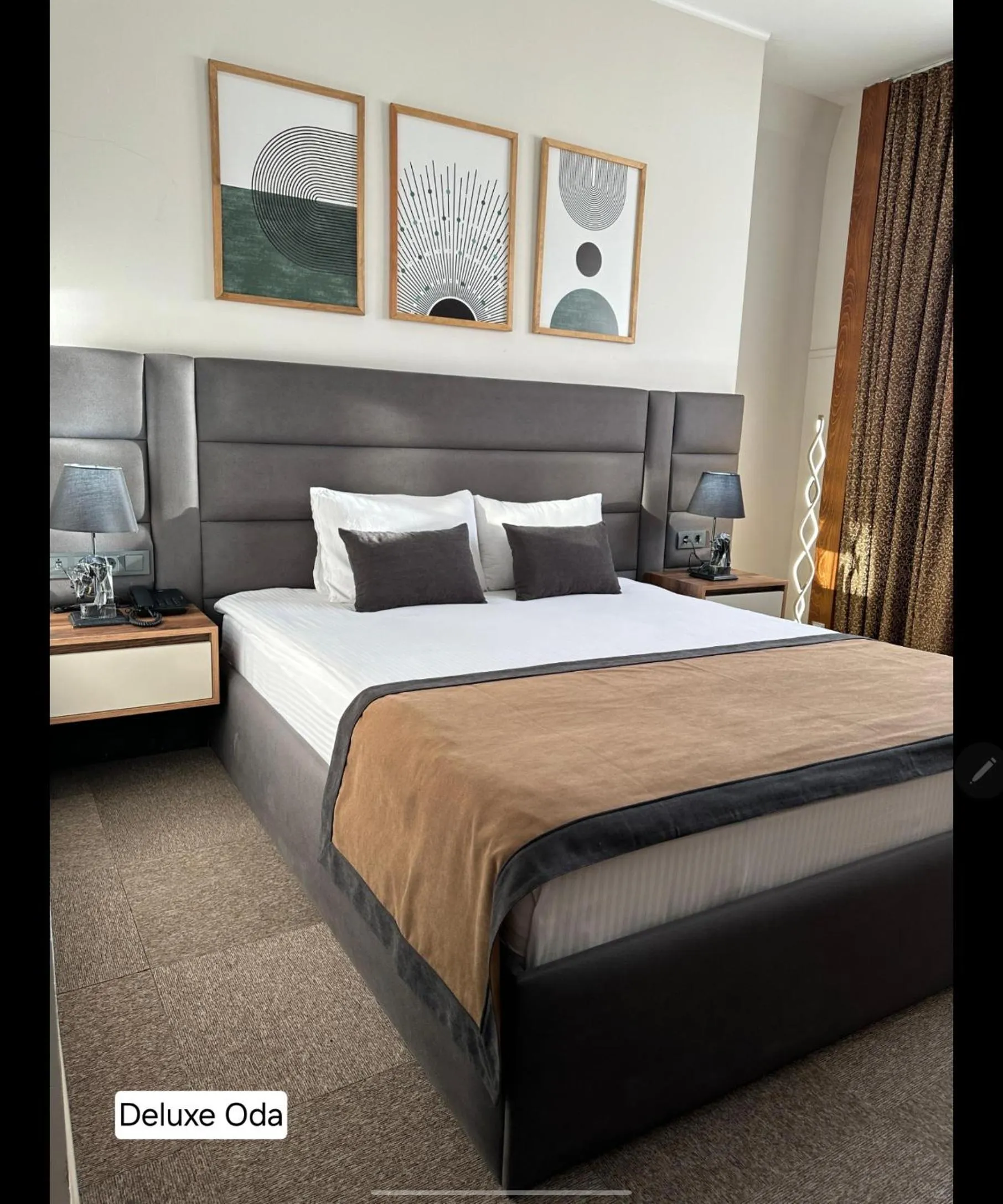 Bed in Grand Denizli Hotel