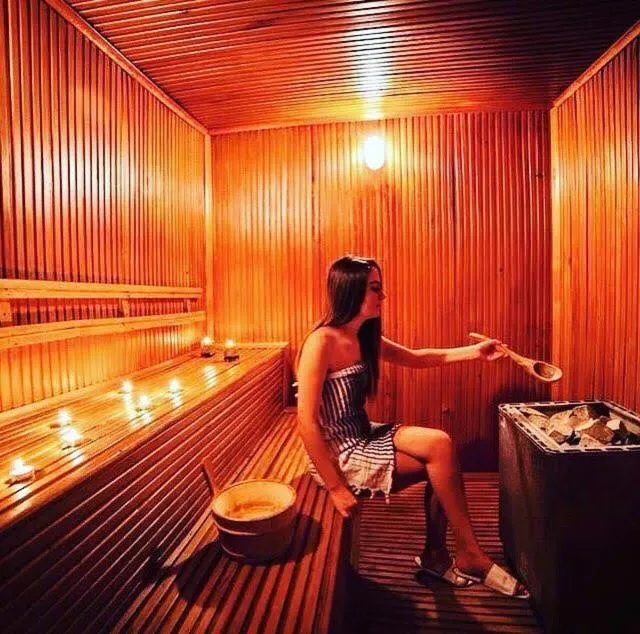 Sauna in Grand Denizli Hotel