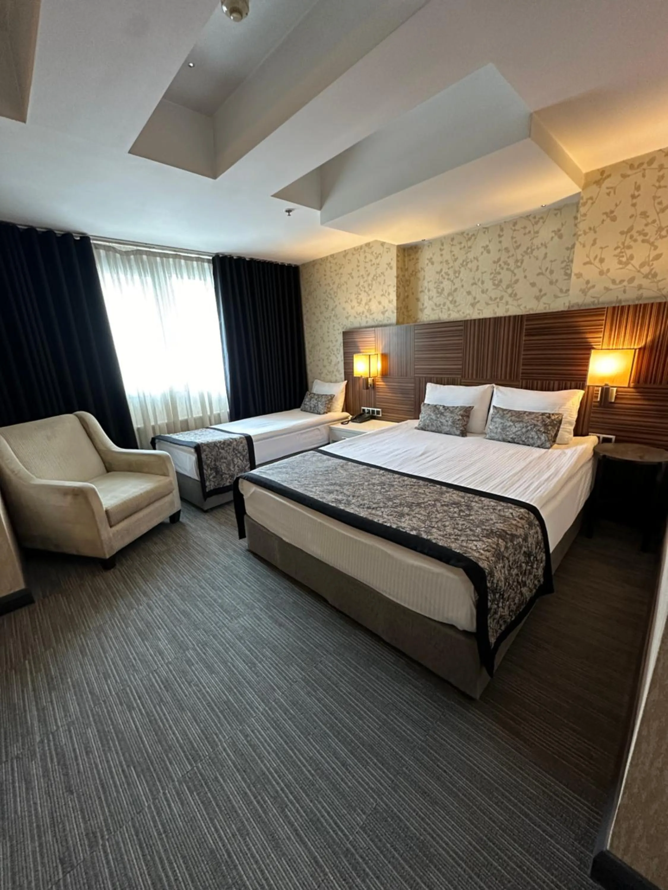 Bed in Grand Denizli Hotel