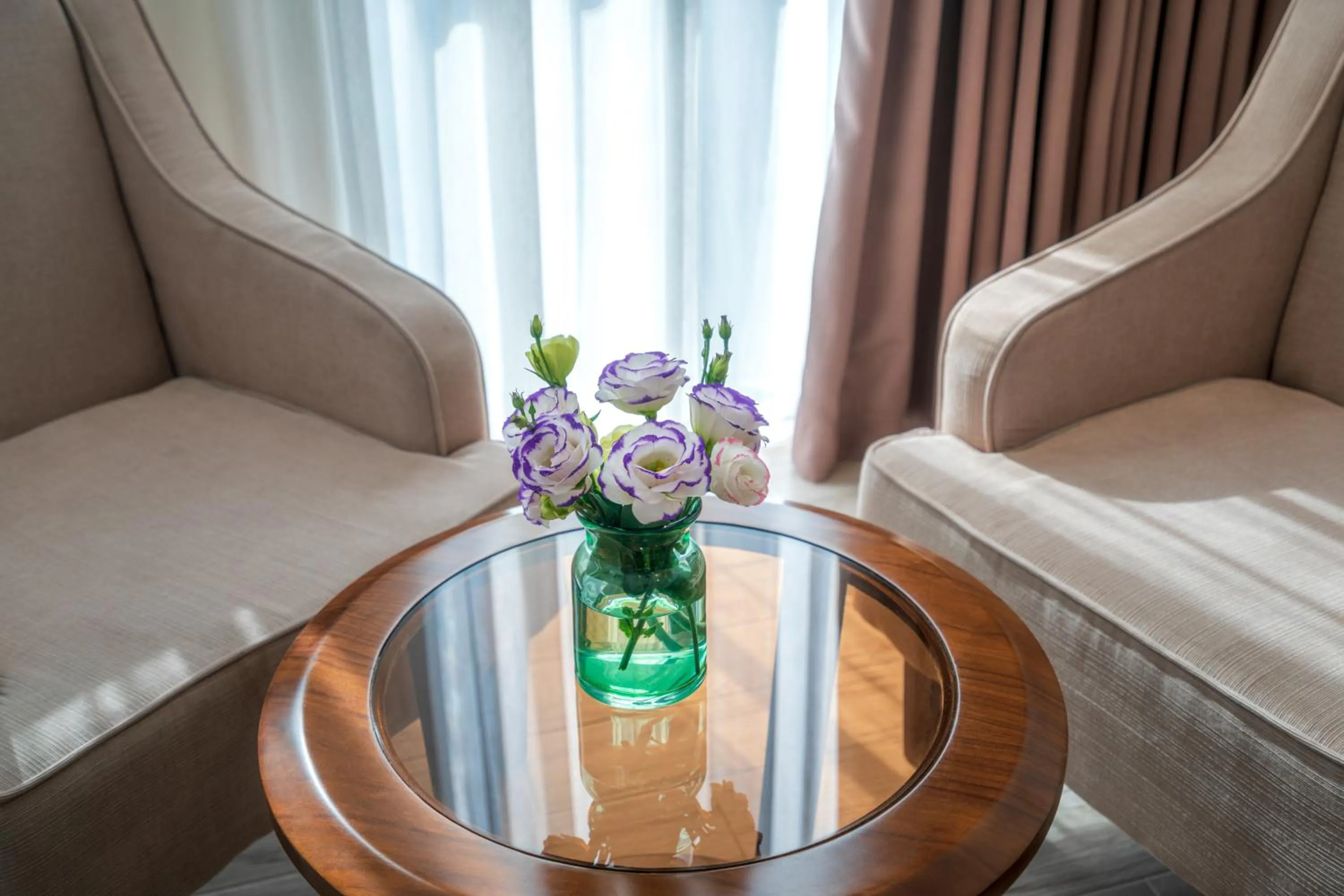 Seating area in Greenery Hotel