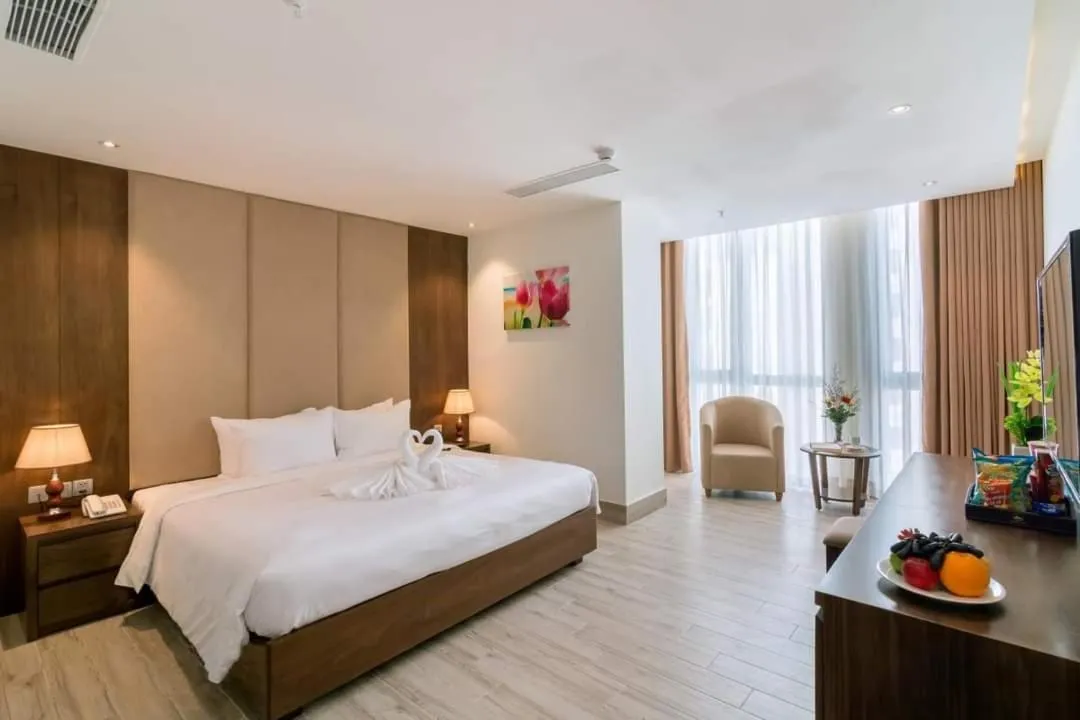 View (from property/room), Bed in Greenery Hotel