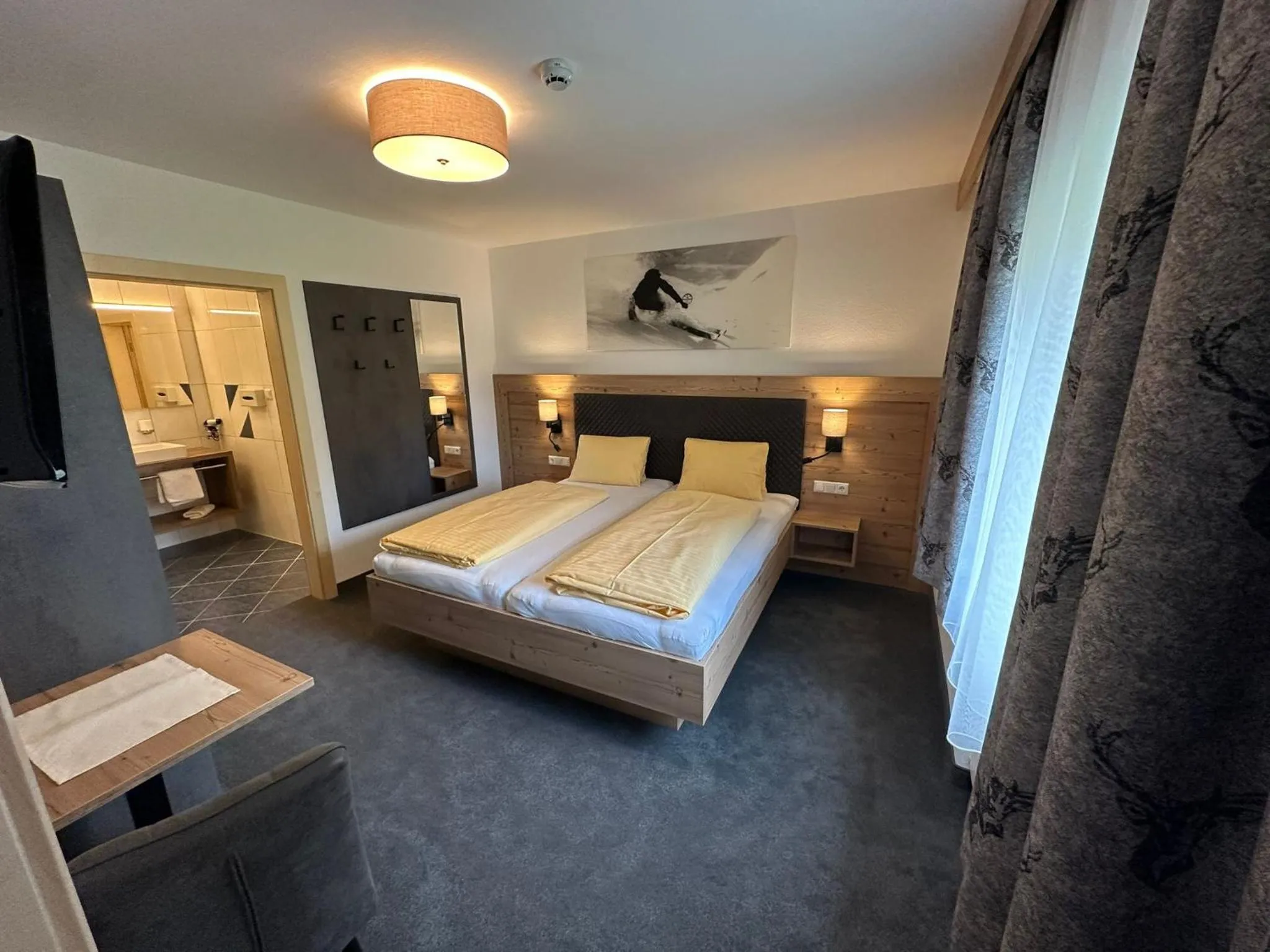 Bedroom, Bed in Hotel Garni Dorfblick