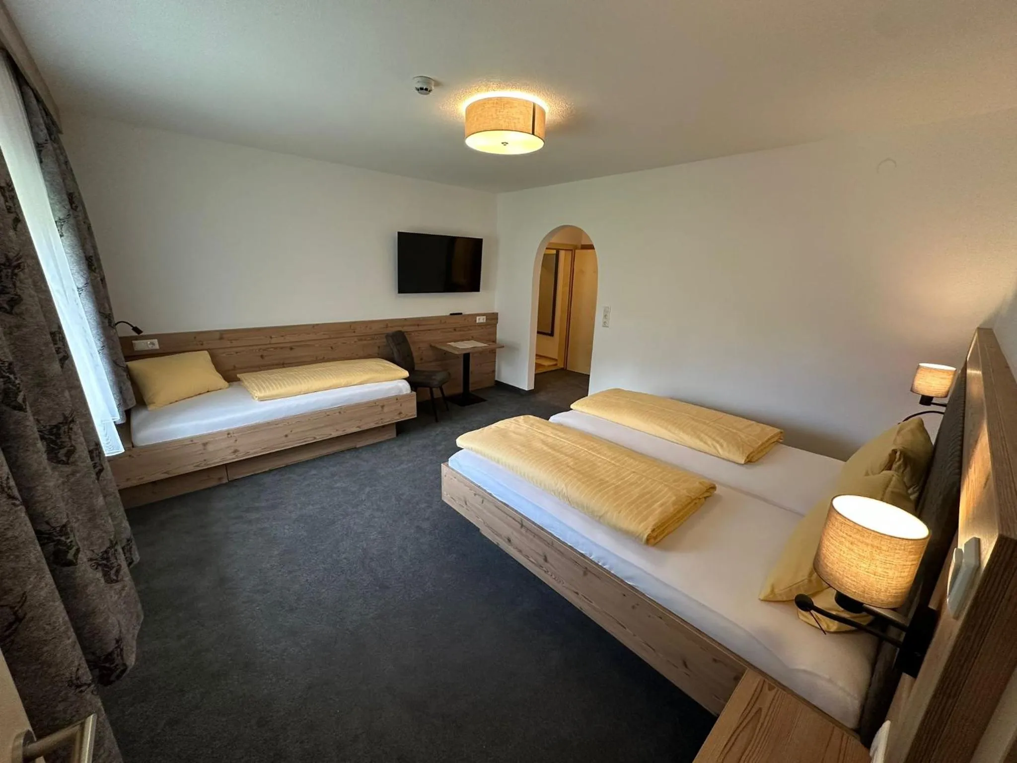 Bedroom, Bed in Hotel Garni Dorfblick