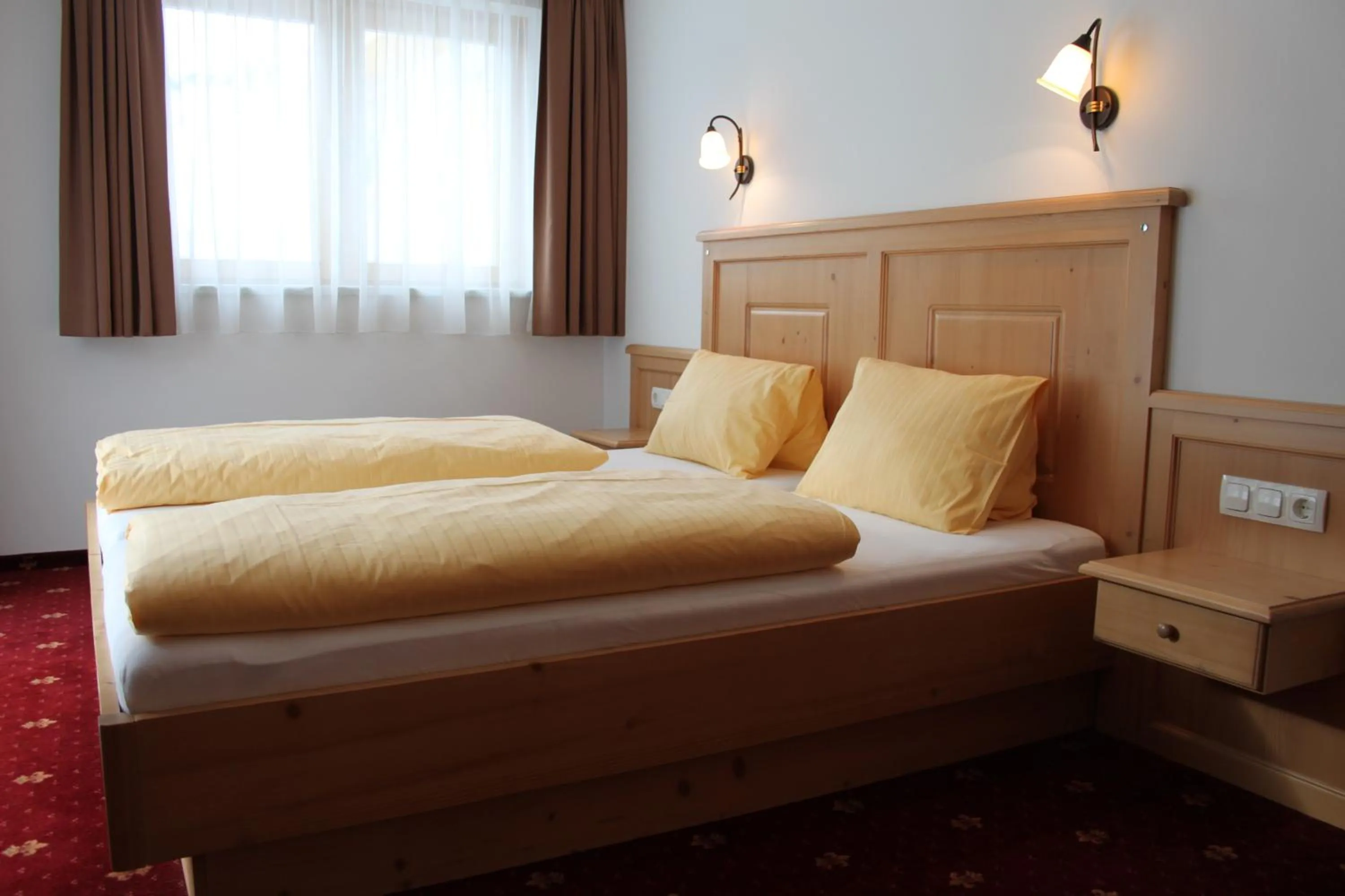 Bedroom, Bed in Hotel Garni Dorfblick