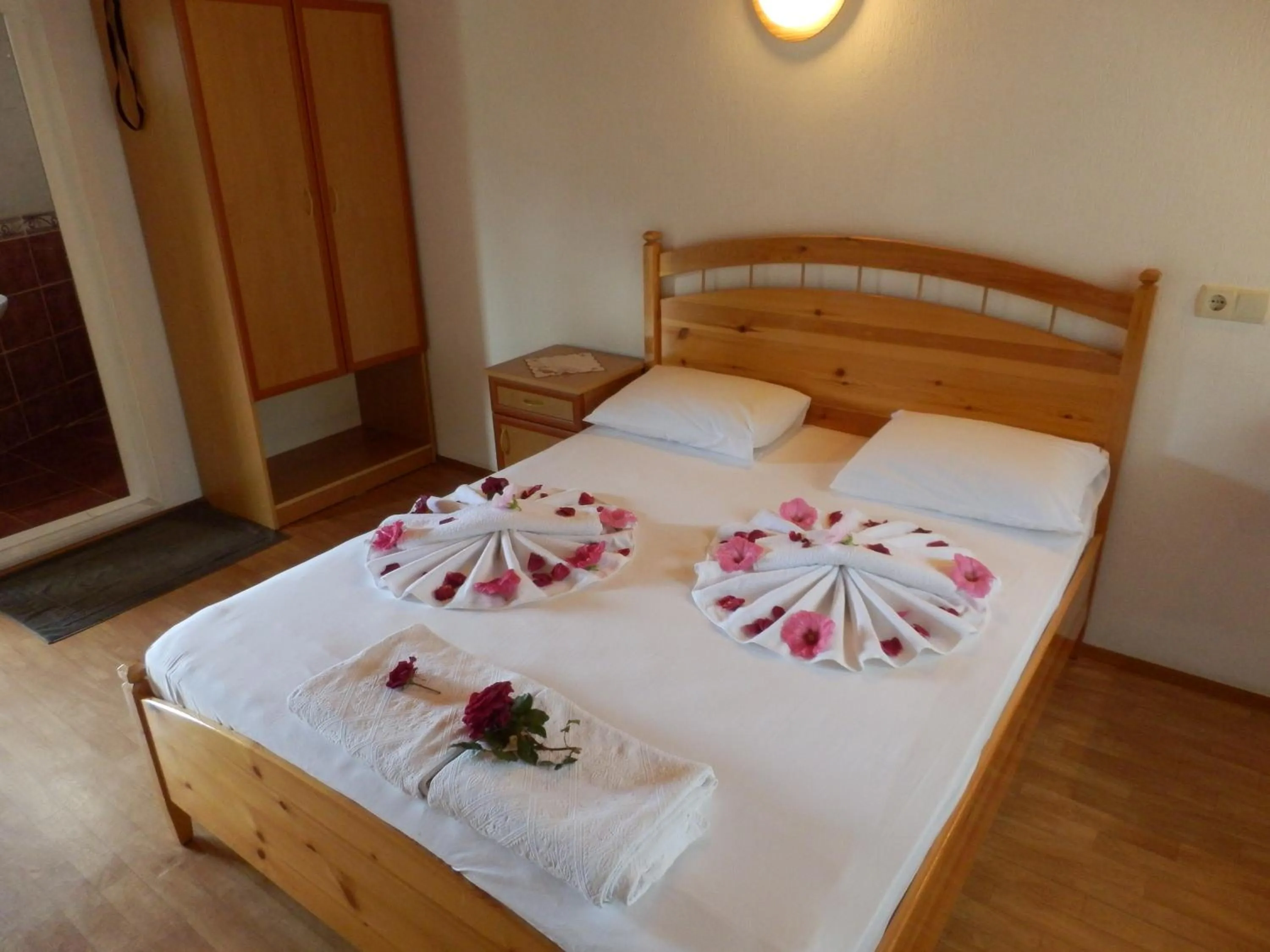Bed in Dalyan Pension