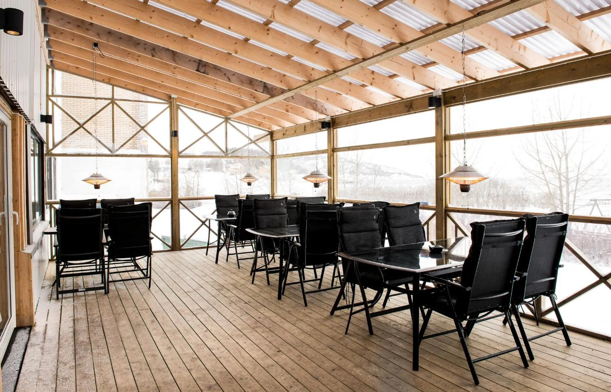 Balcony/Terrace in Sørreisa Hotell