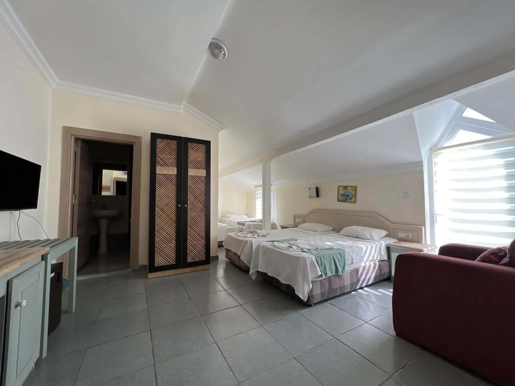 Bed in Ibrahim Bey Hotel