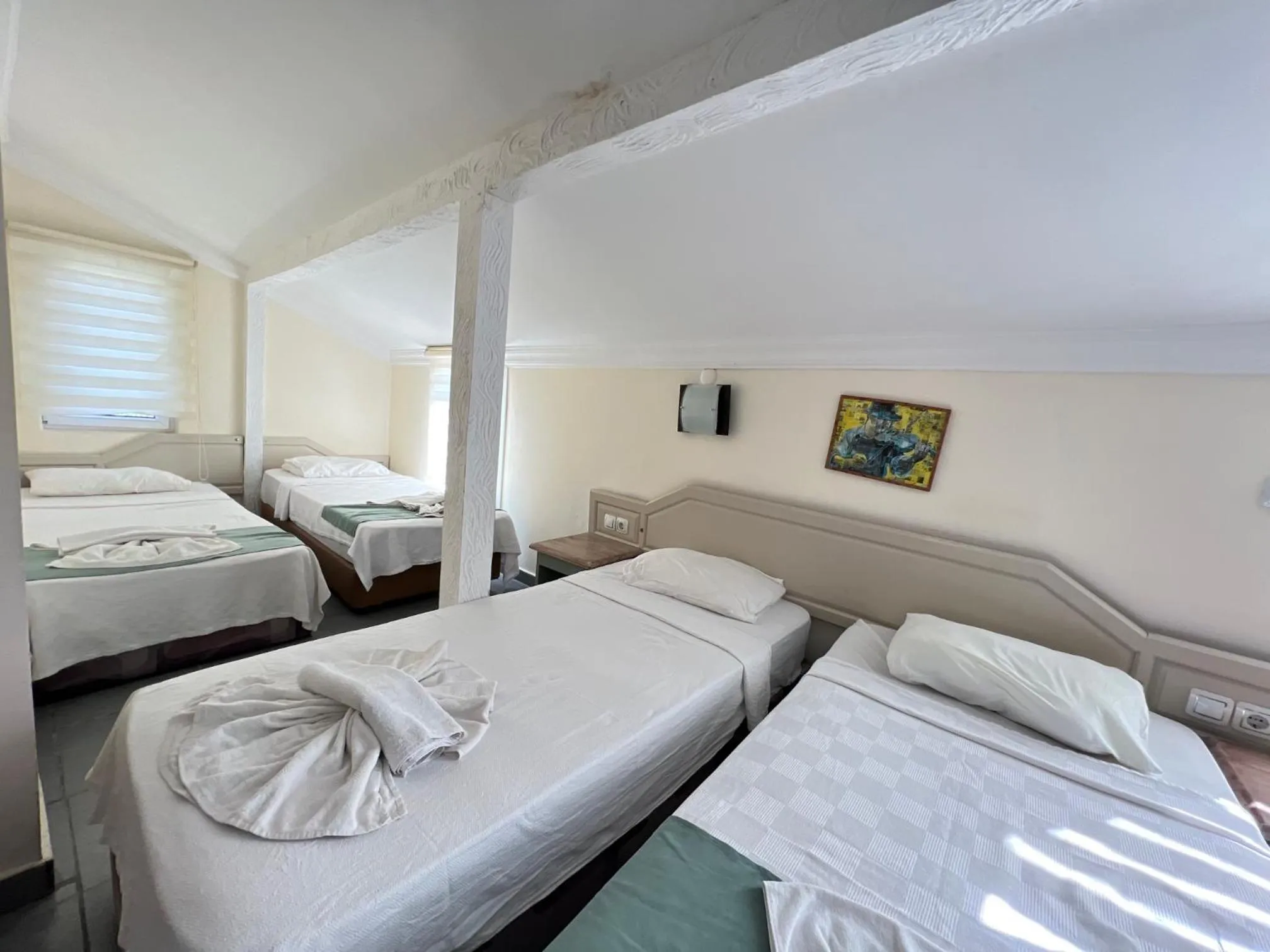 Bed in Ibrahim Bey Hotel