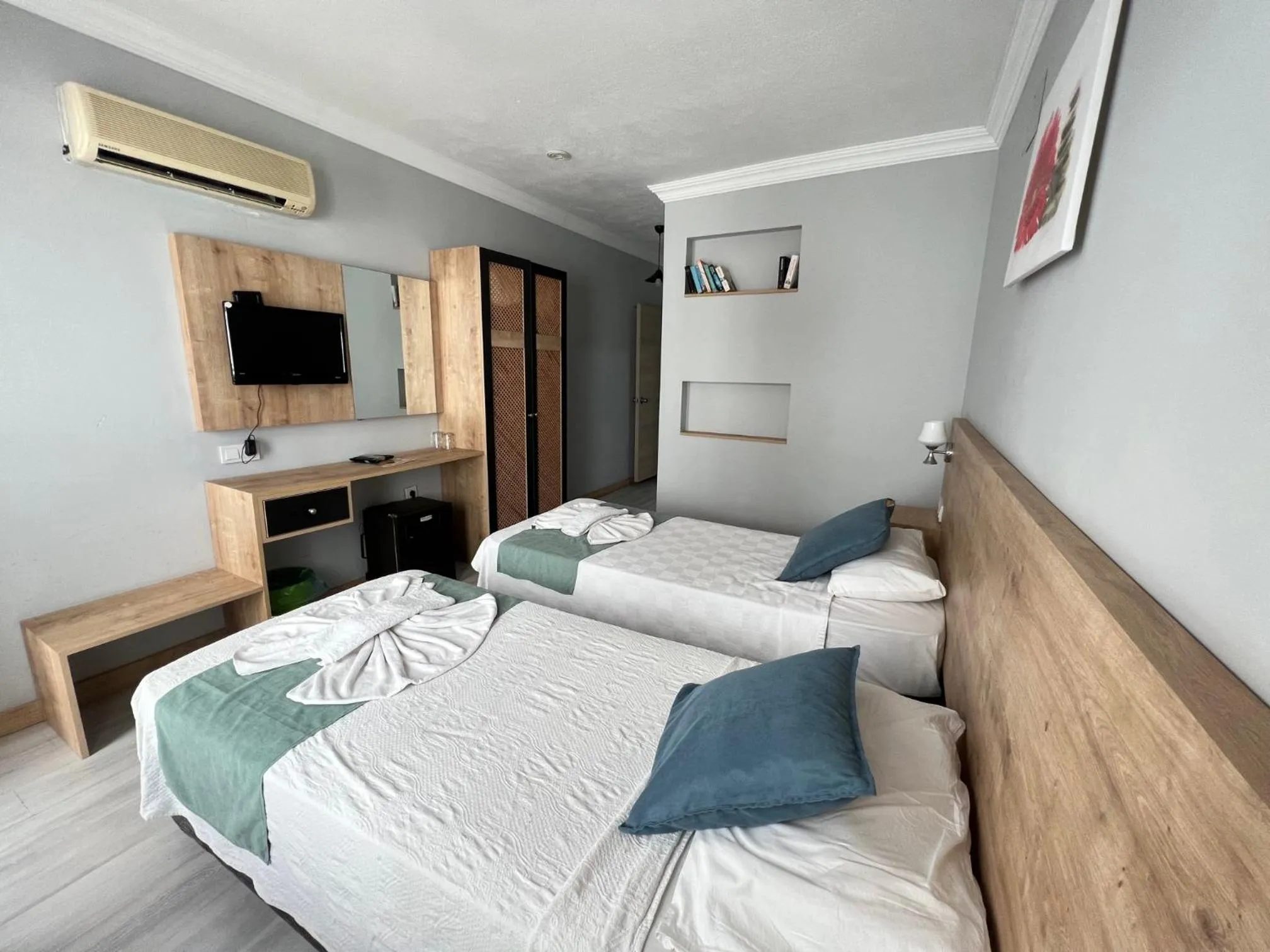 Bed in Ibrahim Bey Hotel