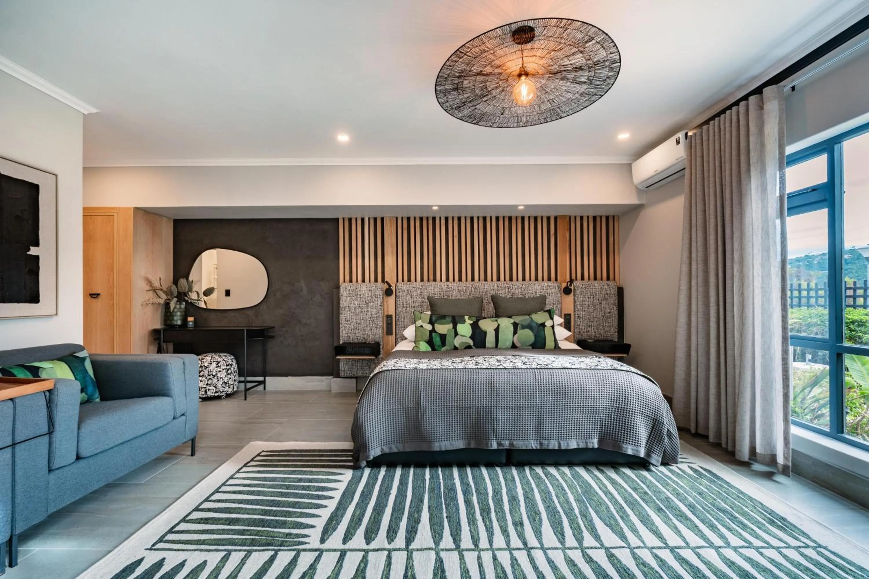 Bed in Dolphin Dunes Guesthouse