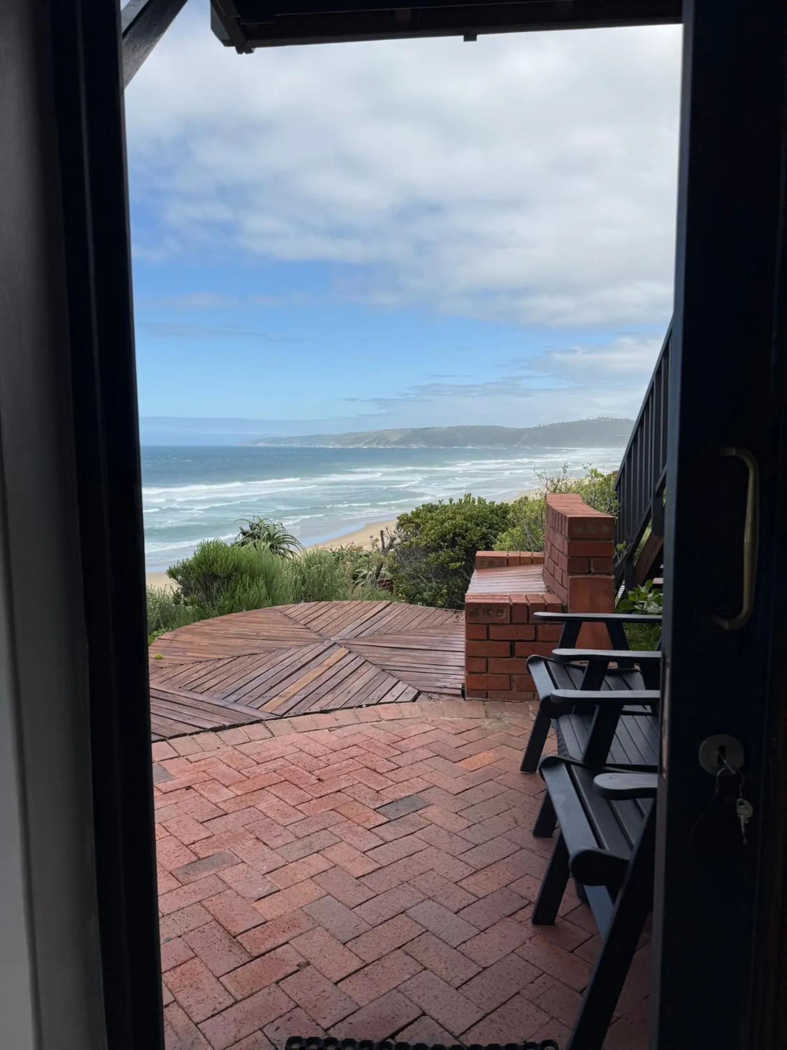 Patio in Dolphin Dunes Guesthouse