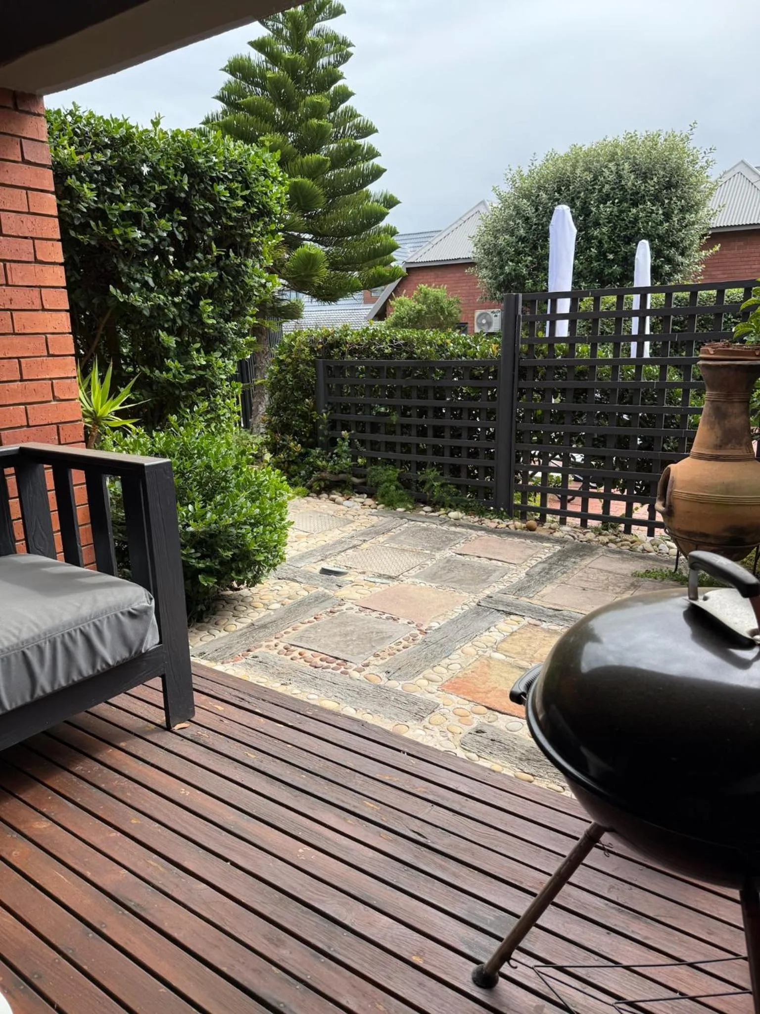 Patio in Dolphin Dunes Guesthouse