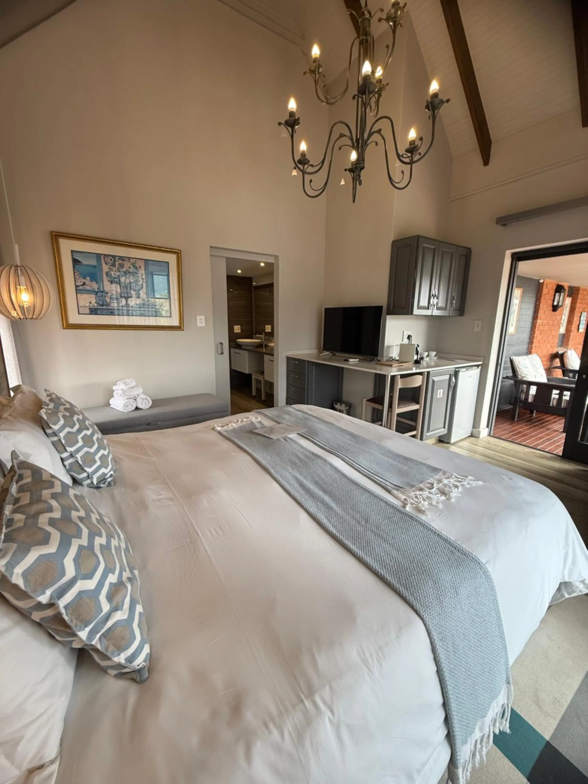 Bedroom, Bed in Dolphin Dunes Guesthouse