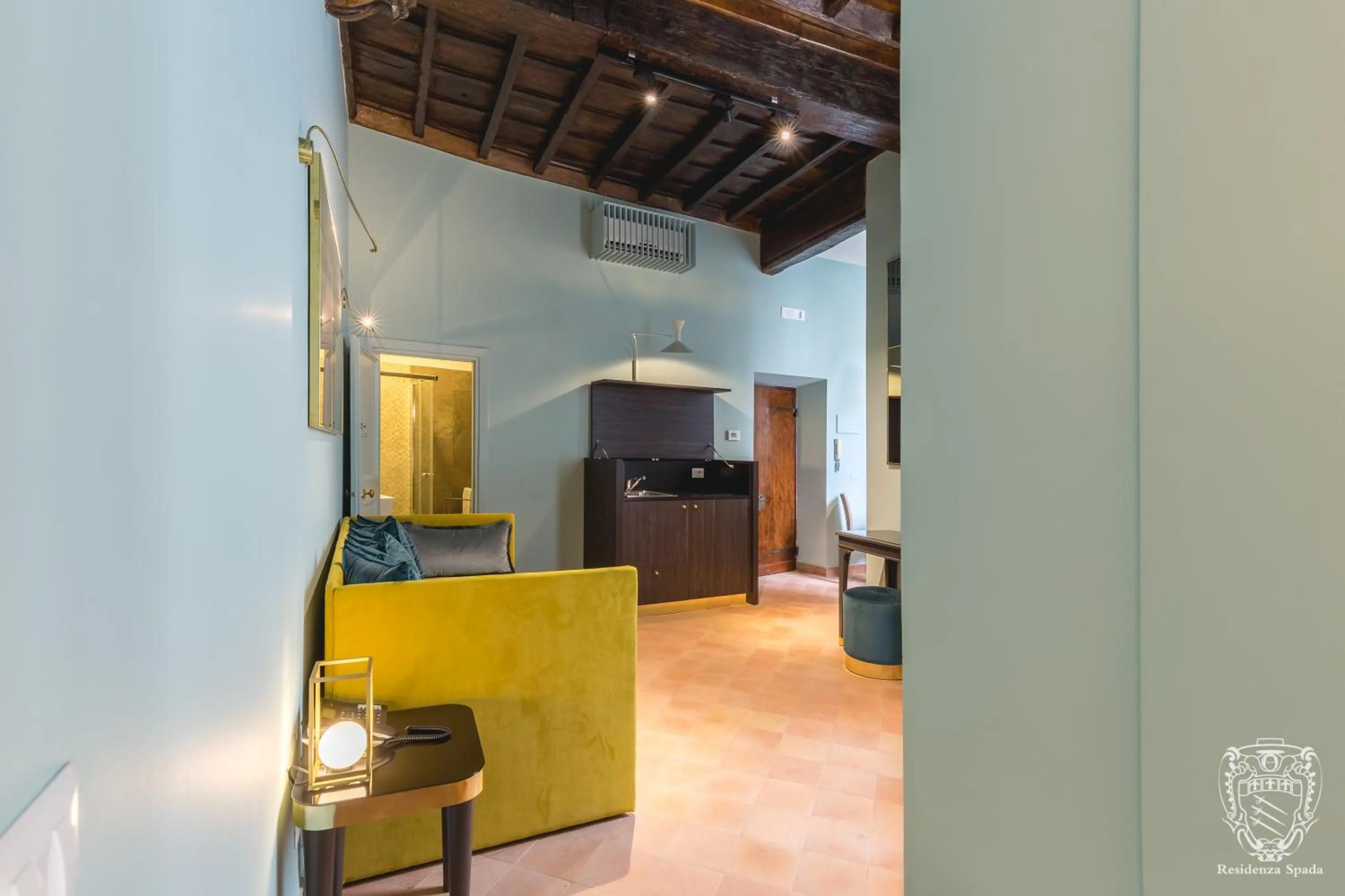 Kitchen or kitchenette in Residenza Spada