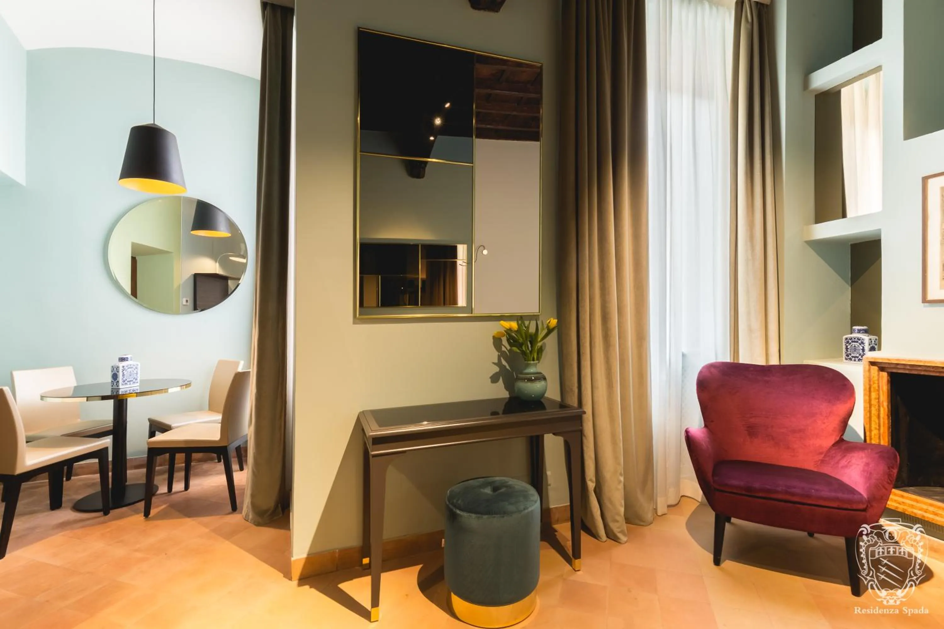 Living room in Residenza Spada