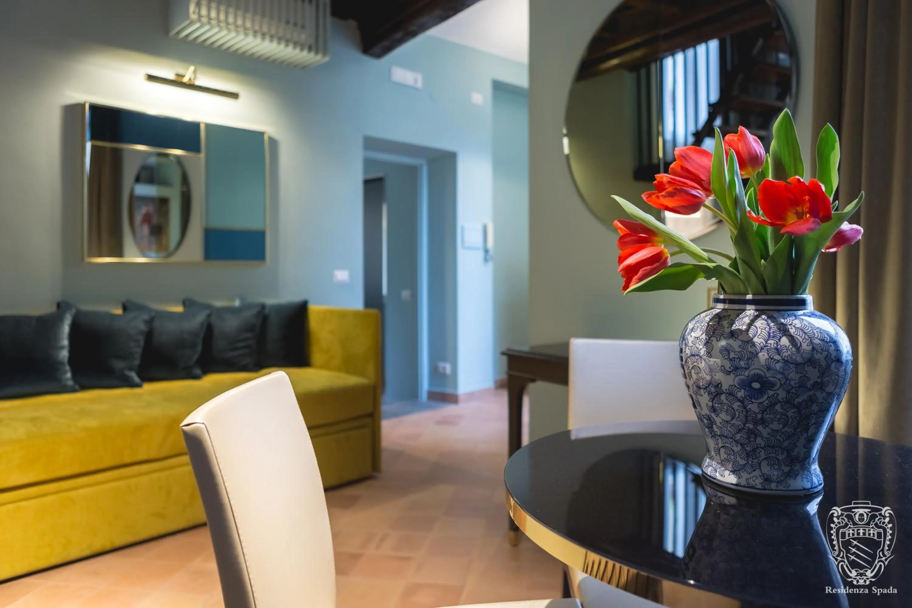 Living room in Residenza Spada