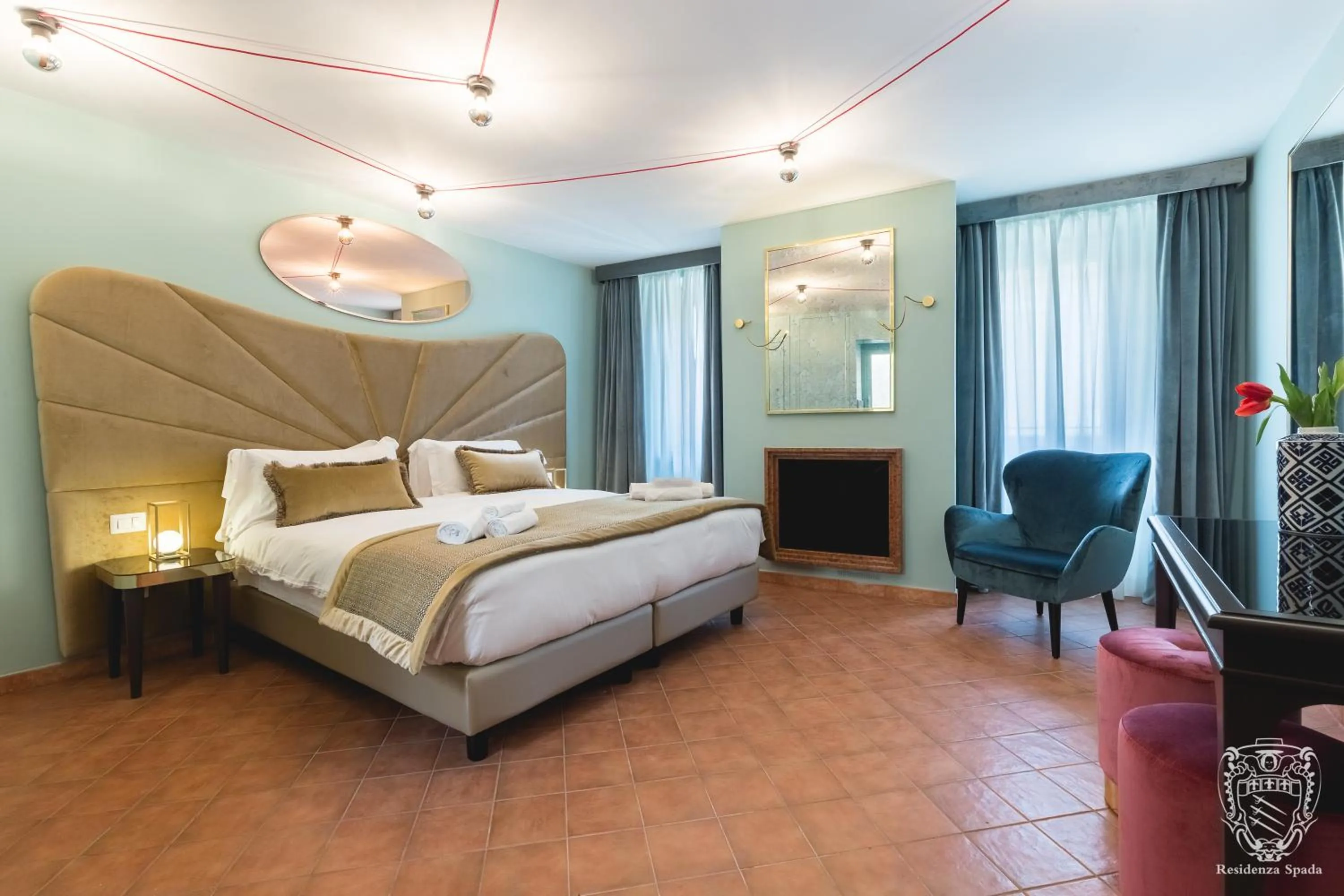 TV and multimedia, Bed in Residenza Spada