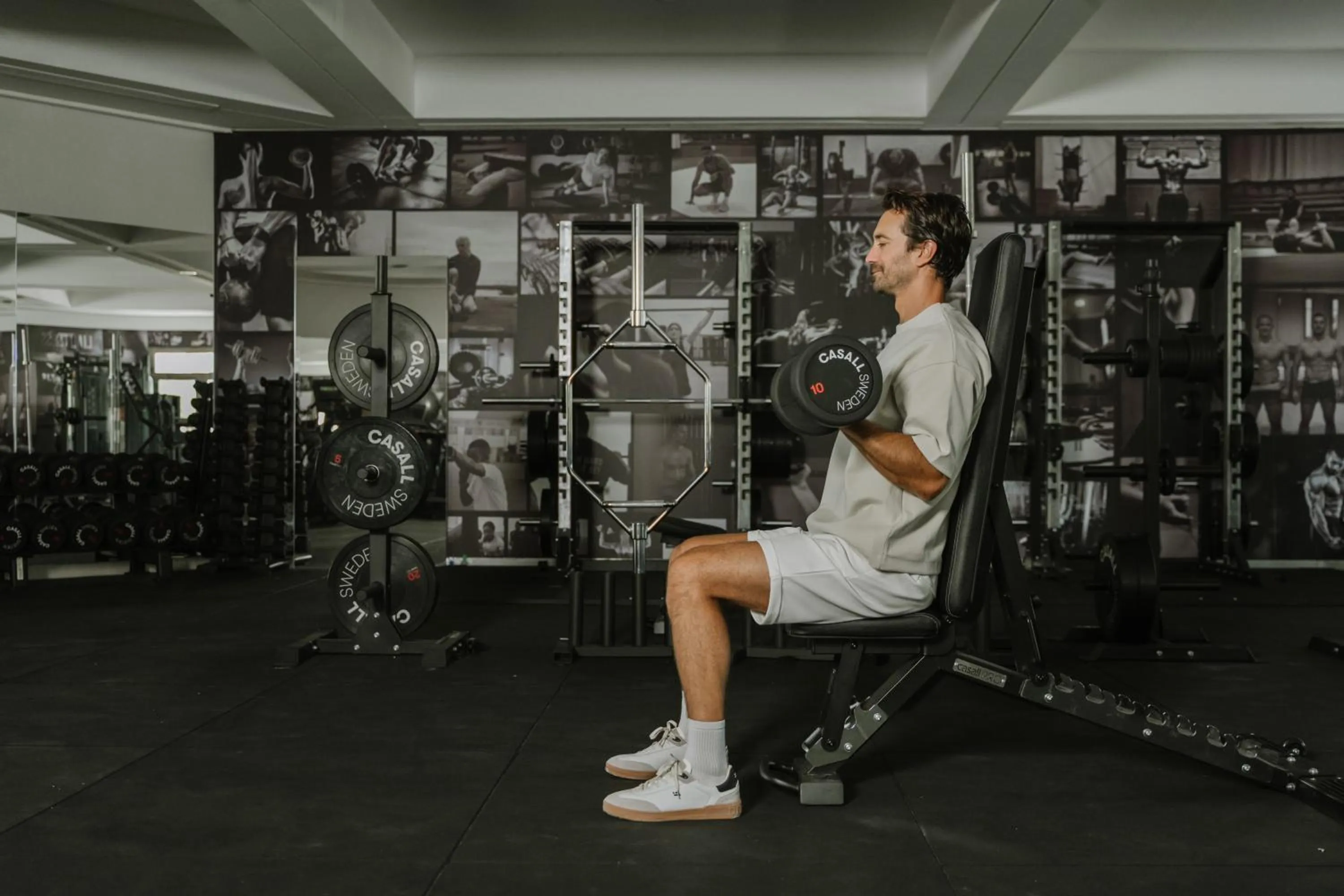 Fitness centre/facilities in Almyra Resort