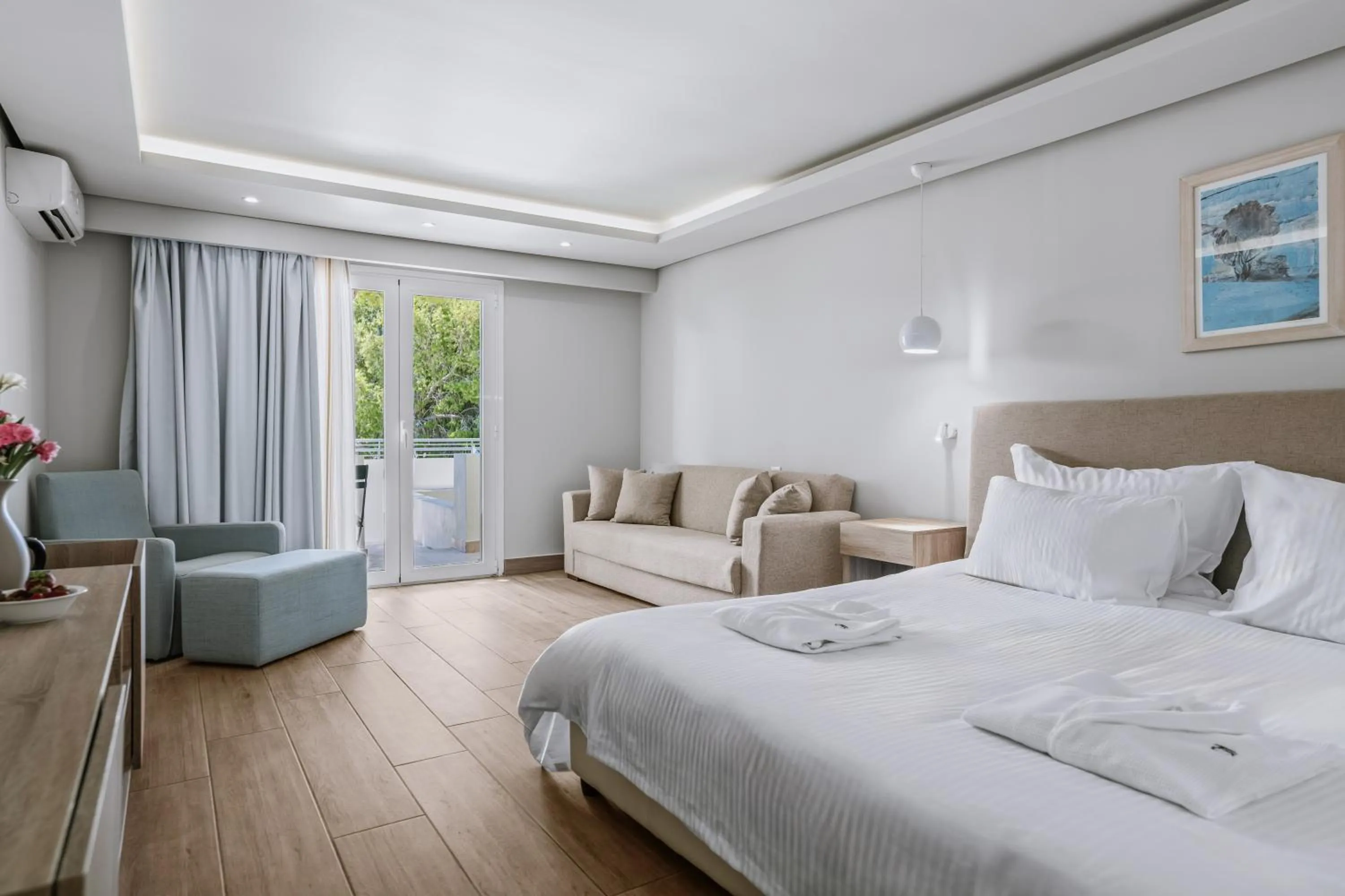 View (from property/room), Bed in Almyra Resort