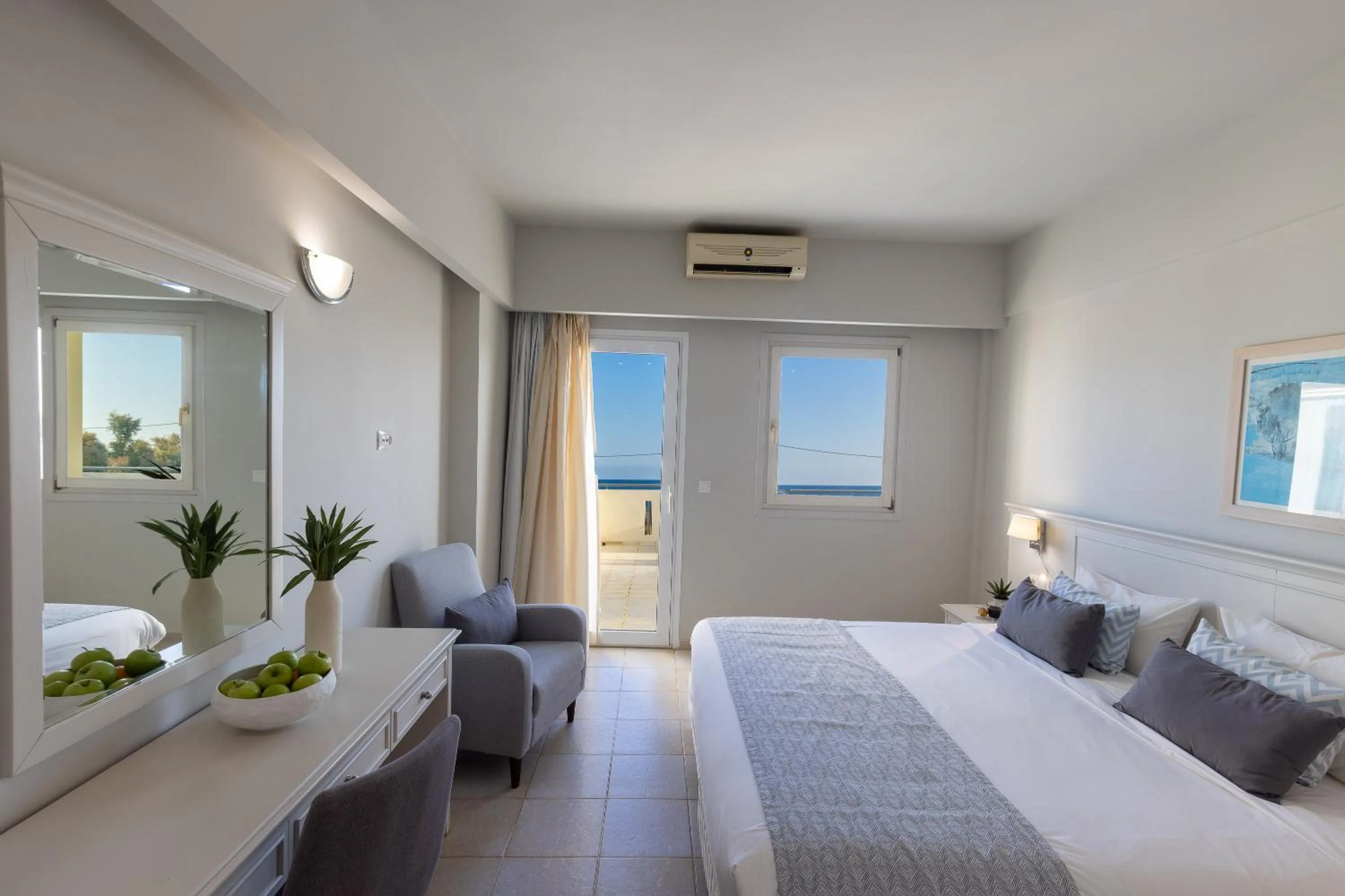 Bed in Almyra Resort