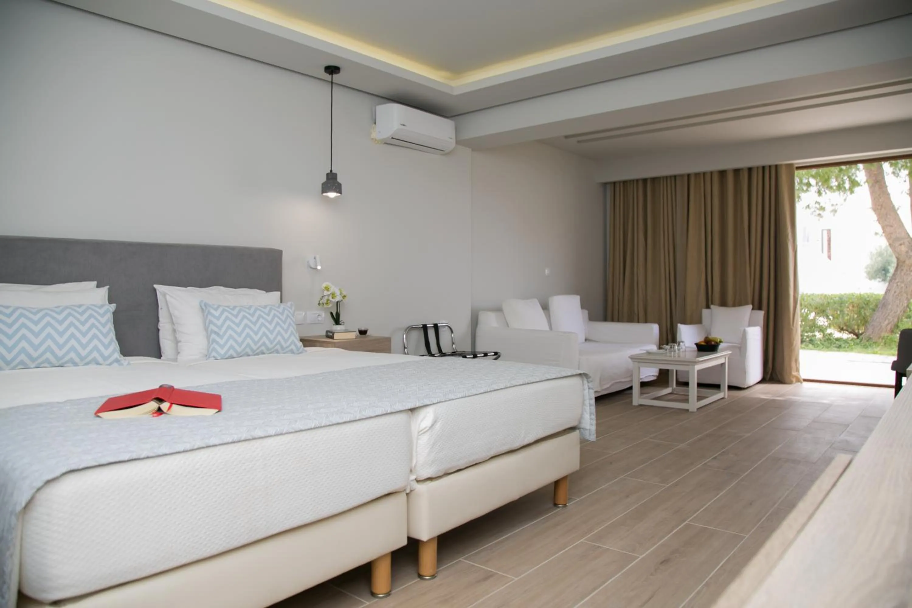 Bed in Almyra Resort