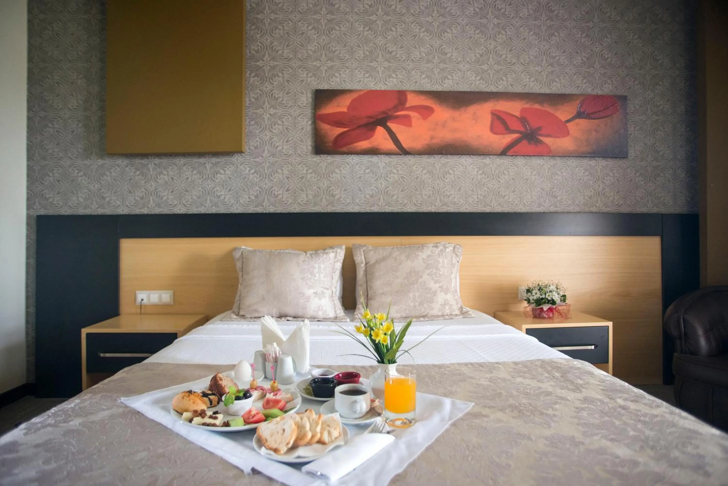 Bed in Berksoy Hotel